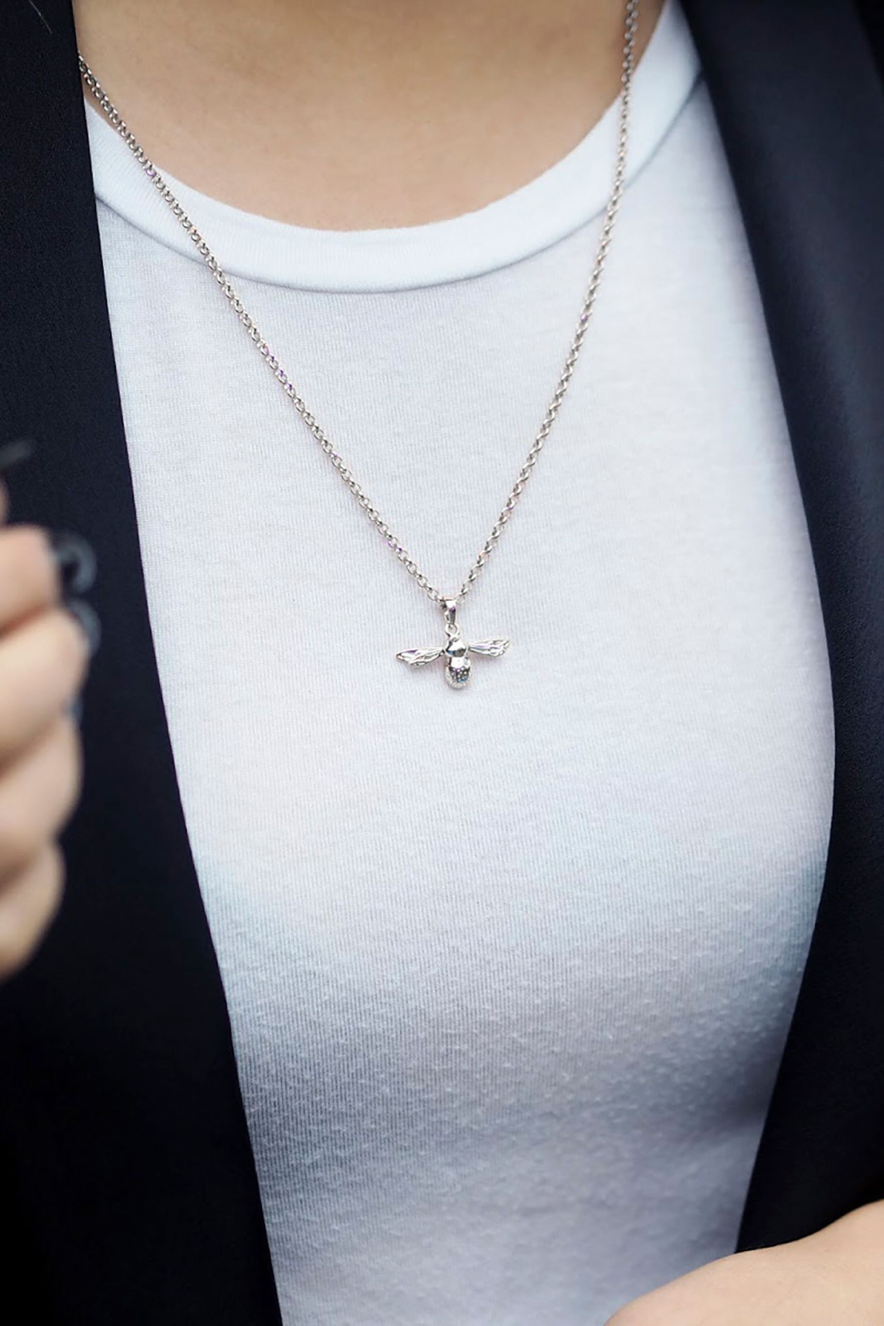 Bee necklace next cheap
