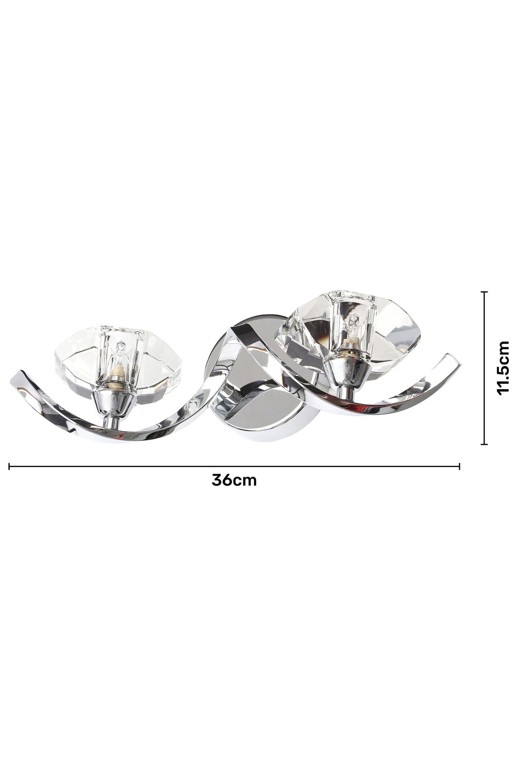 Buy BHS Silver Bella Wall Light from the Next UK online shop