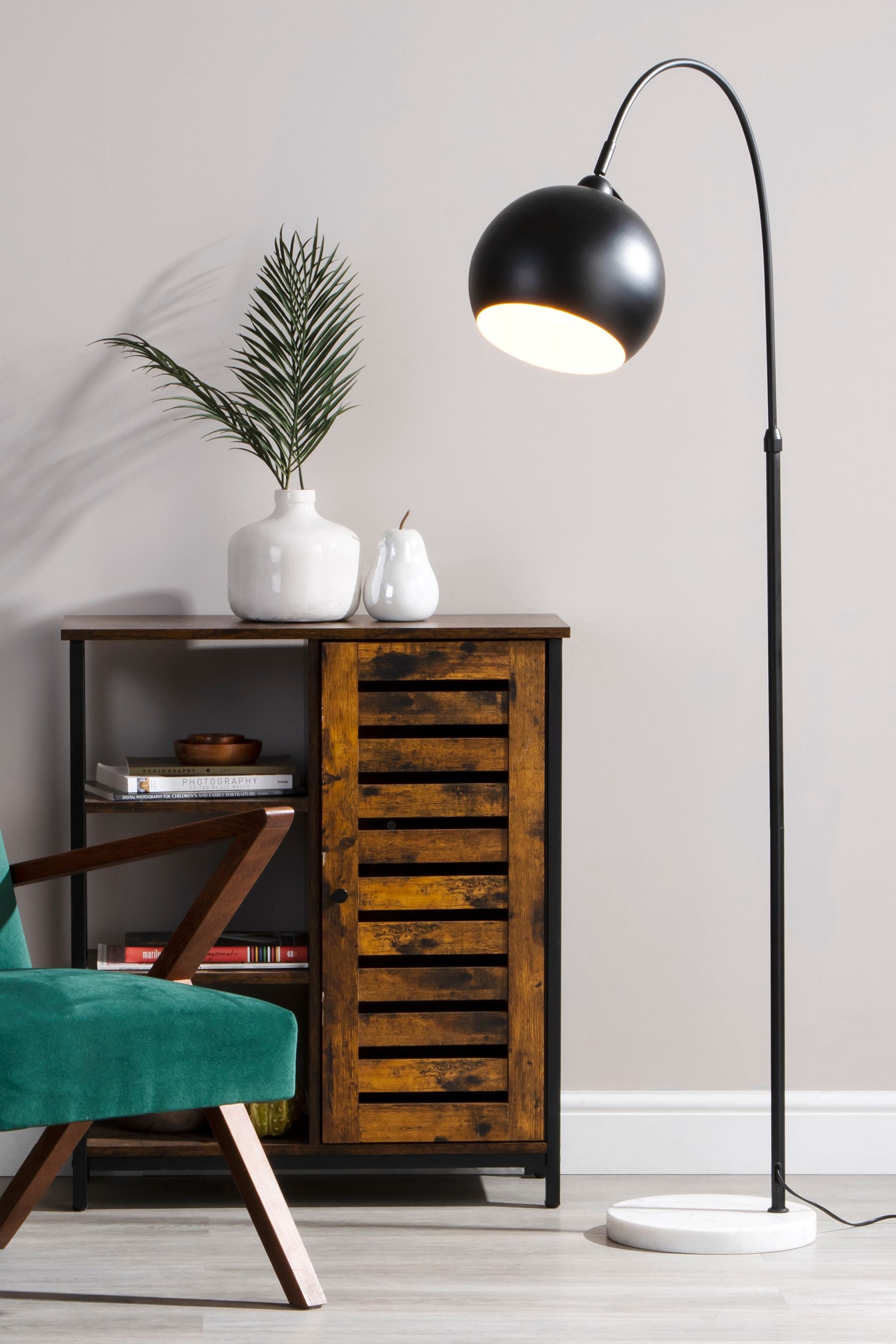 Buy BHS Black Benson Floor Lamp from the Next UK online shop