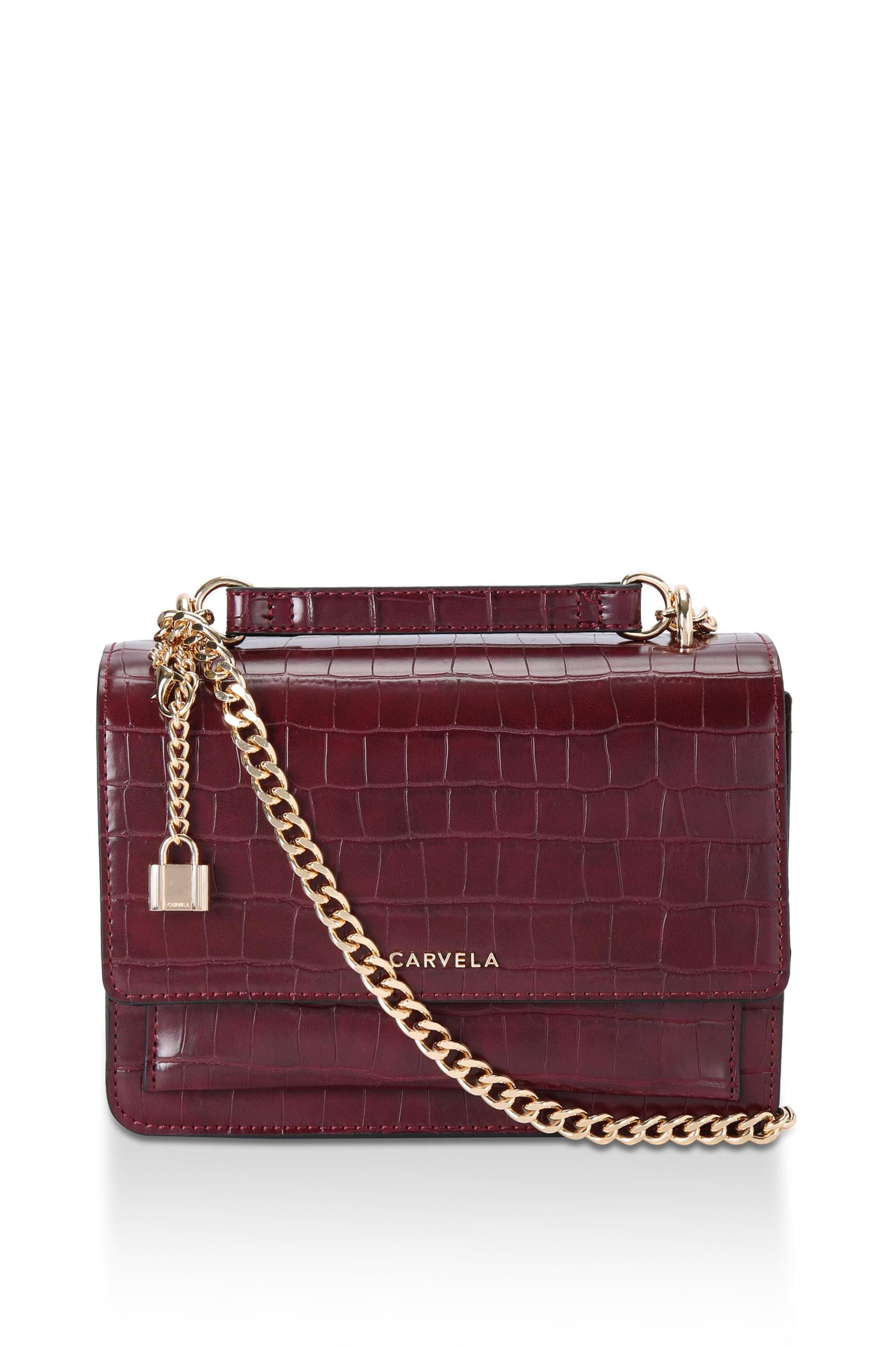 Carvela Red Latte Shoulder Bag