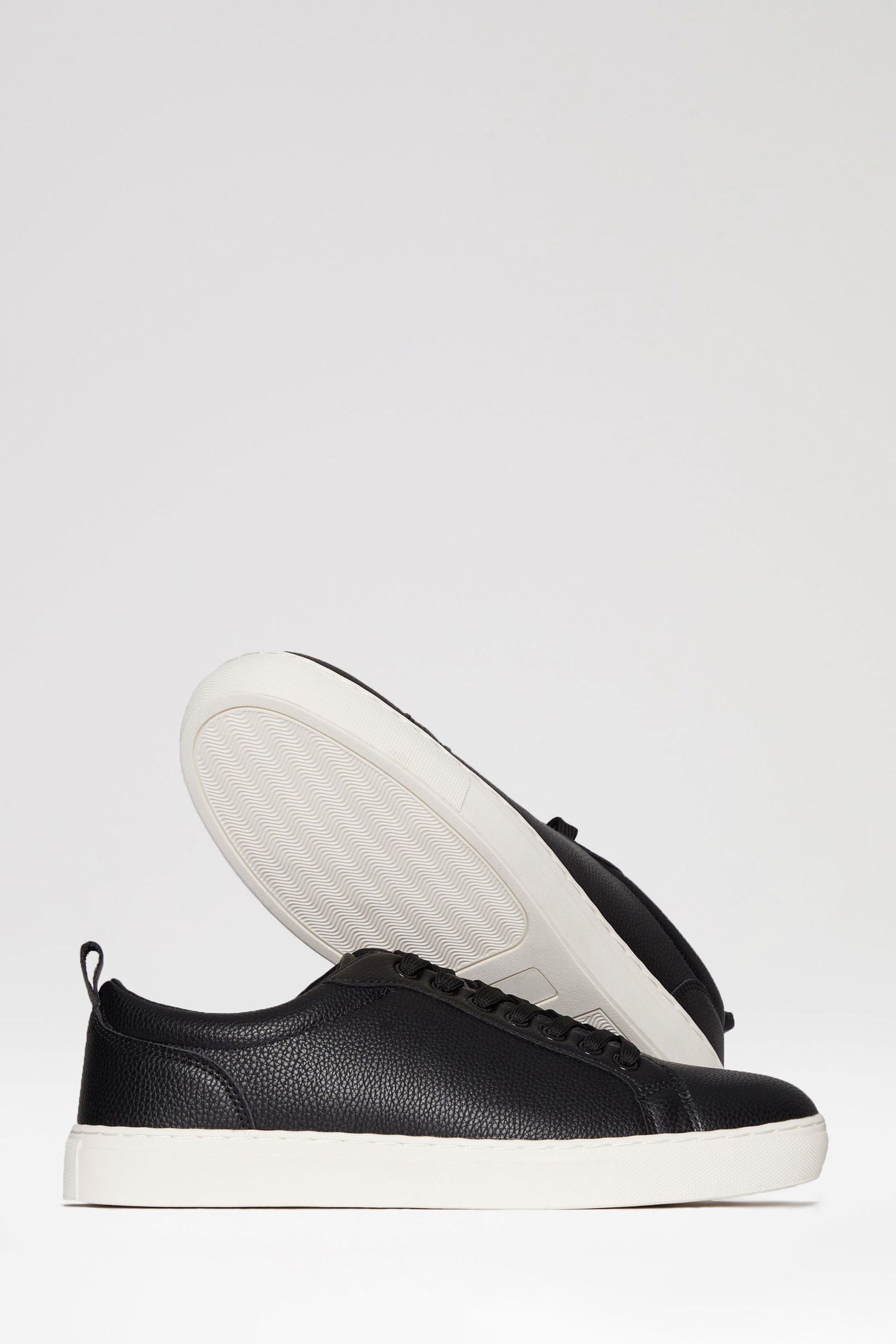 Black smart casual top trainers