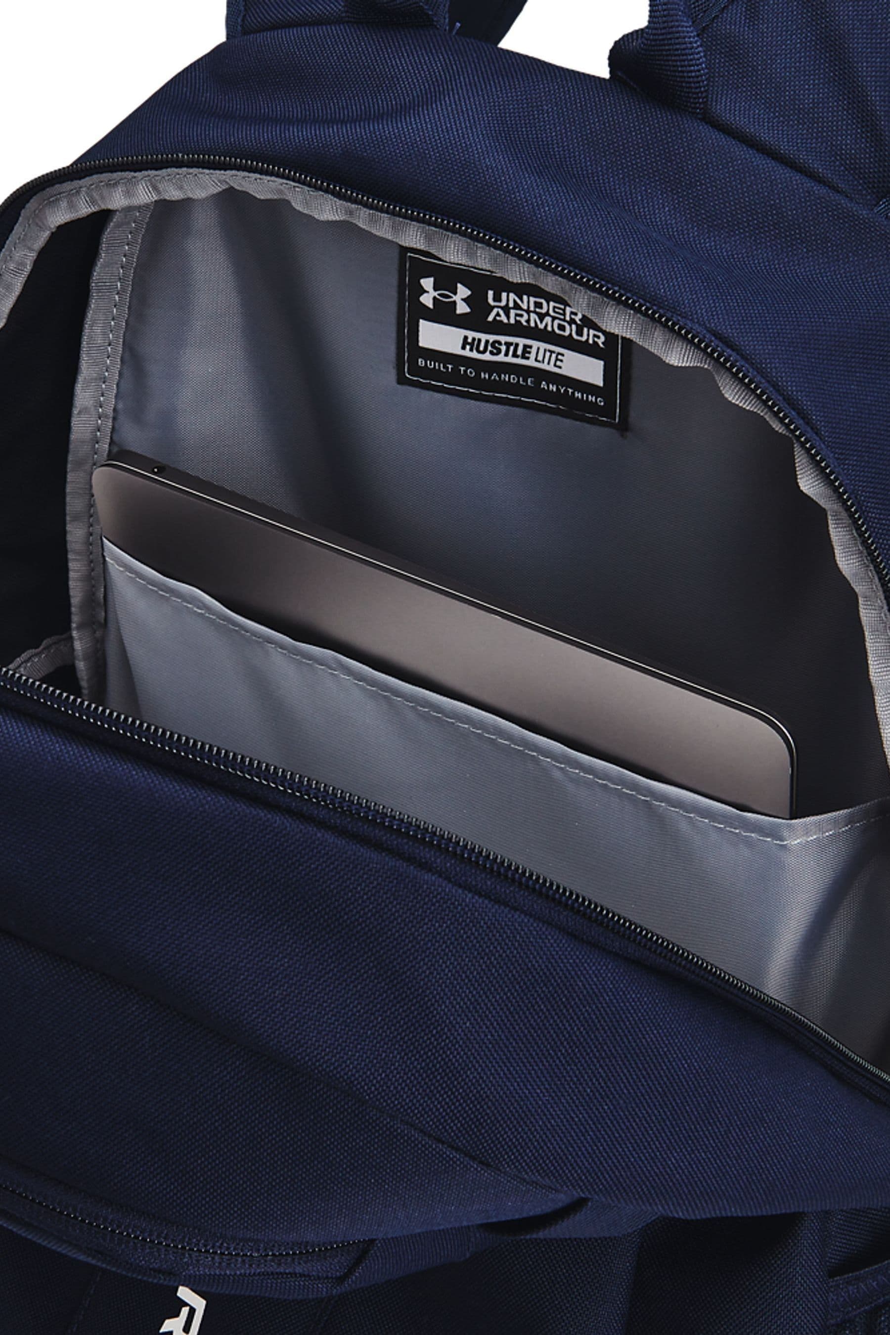 Under armour pink and deals black backpack