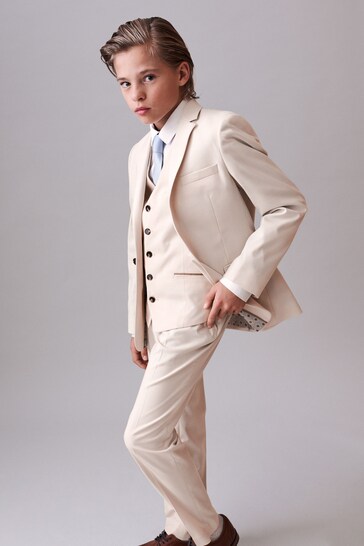 Cream Suit: Jacket (12mths-16yrs)
