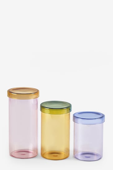 Novogratz Multi Glass Trinket Jar