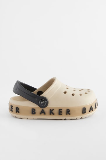 Baker by Ted Baker Boys Stone Light Up Clogs with Ankle Strap