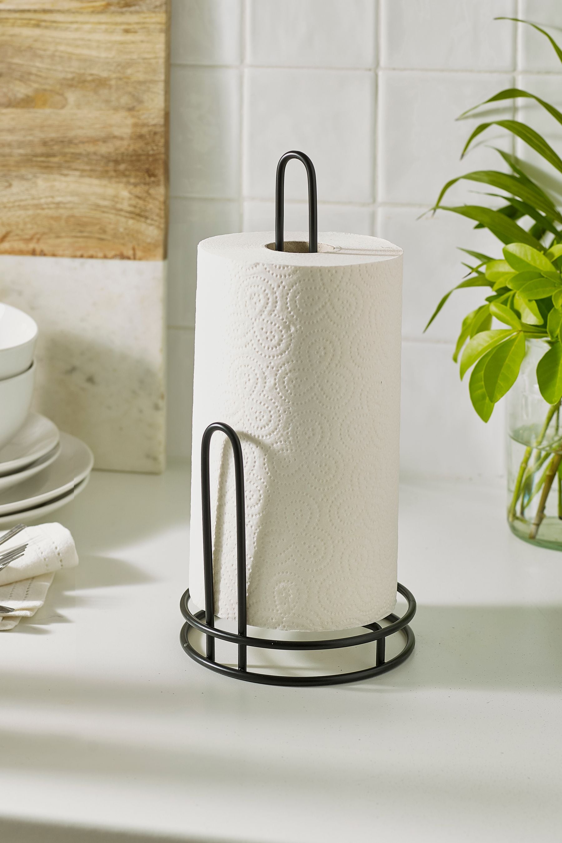 Black paper towel holder hotsell