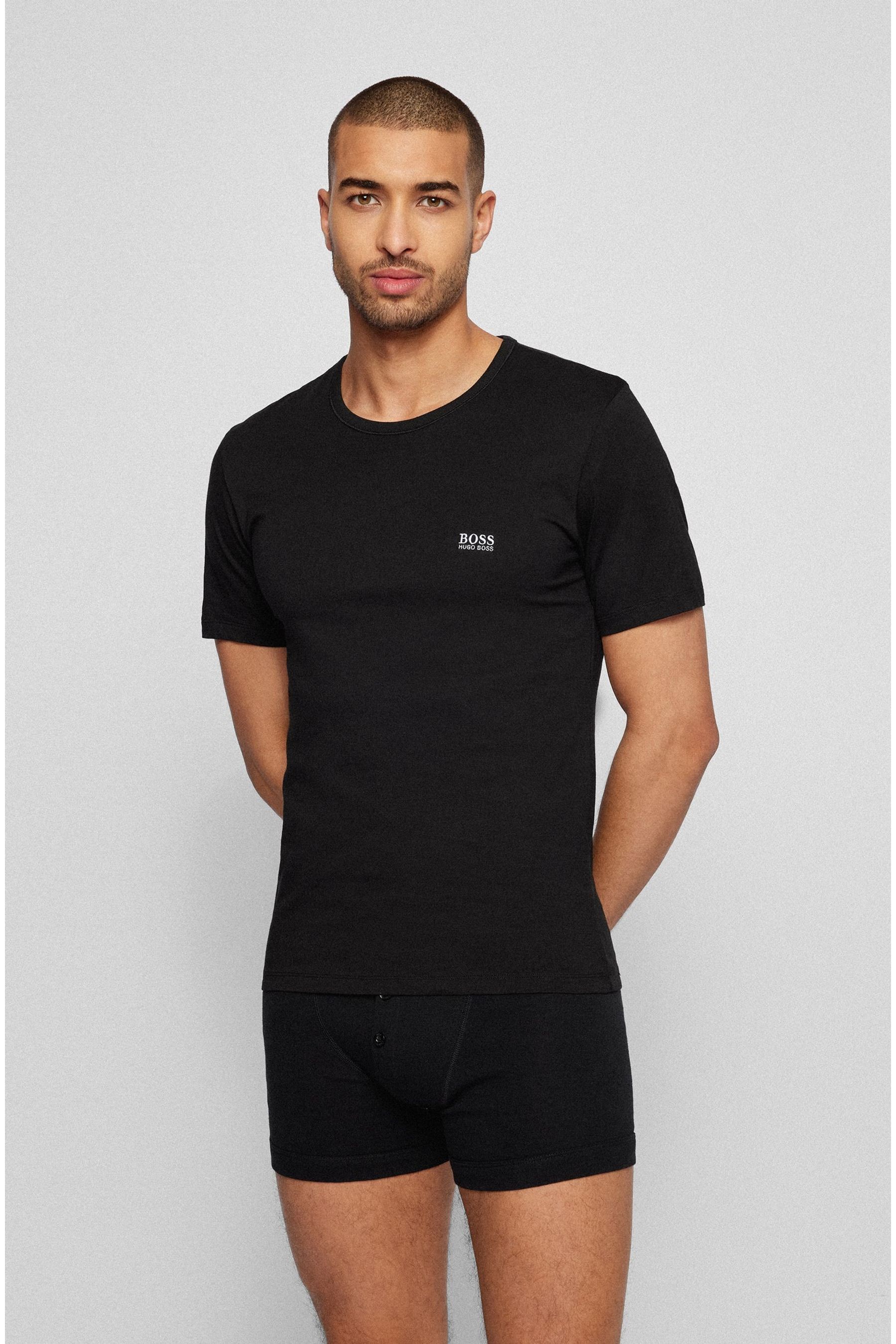 Boss hugo boss multi colour triple pack t shirts discount