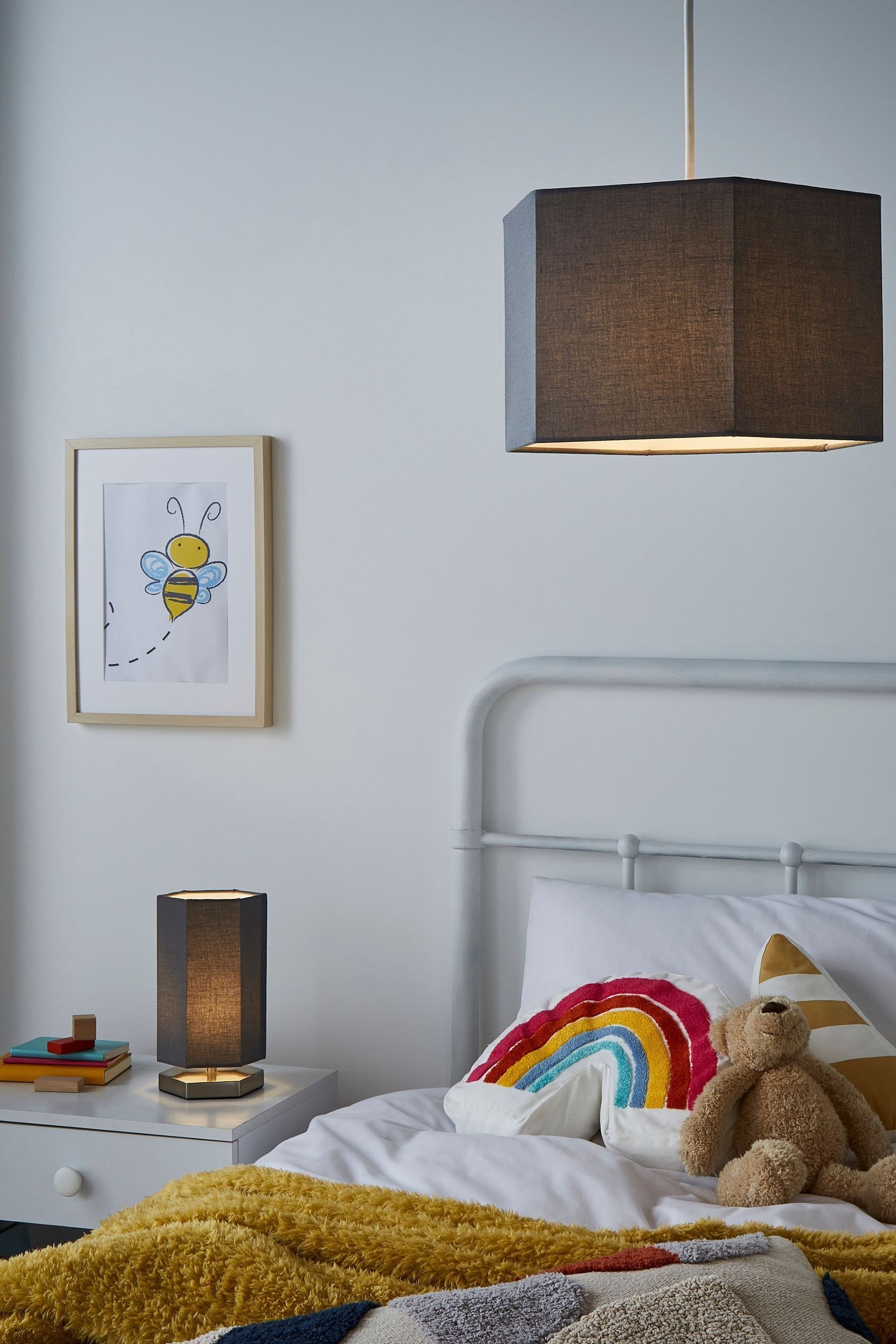Hexagon floor shop lamp