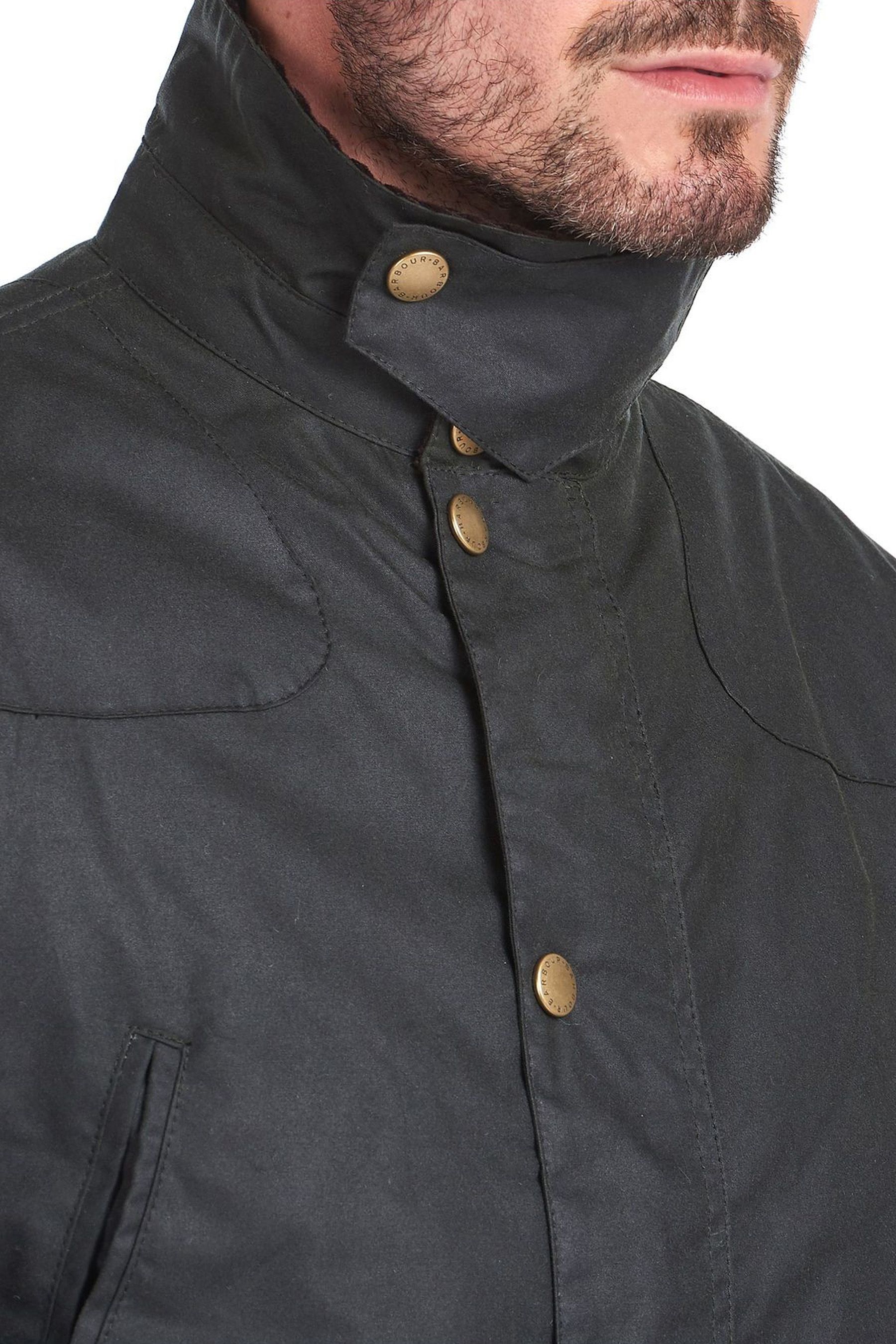 Buy Barbour Green Reelin Wax Jacket from the Next UK online shop