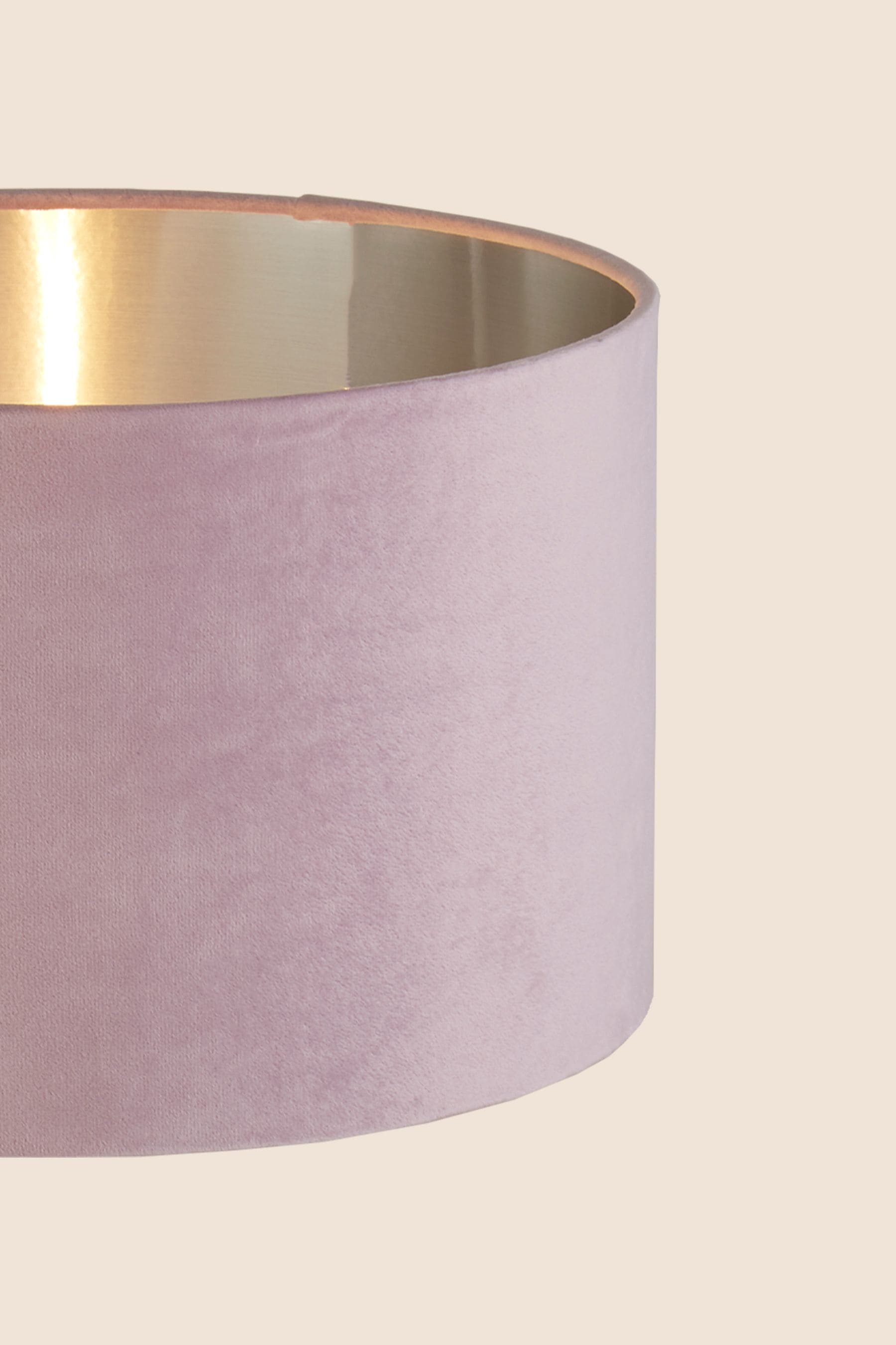 Buy Searchlight Josie Lilac Purple Velvet Easy Fit Shade from the