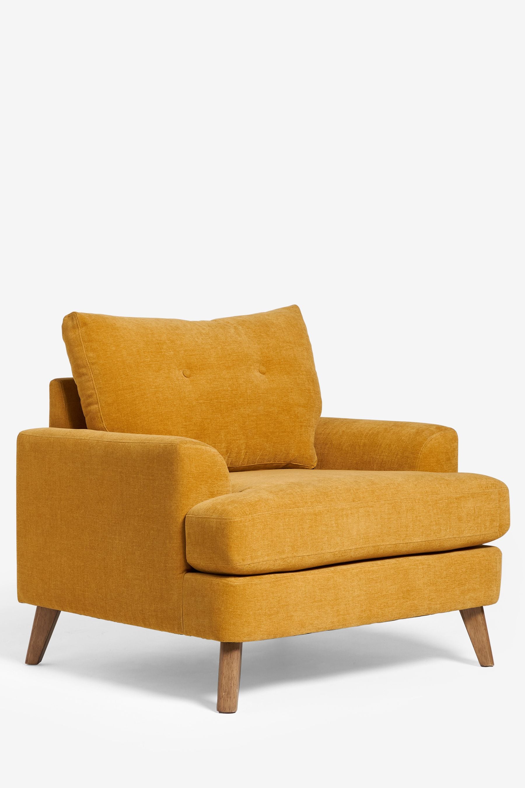 Yellow armchair shop next