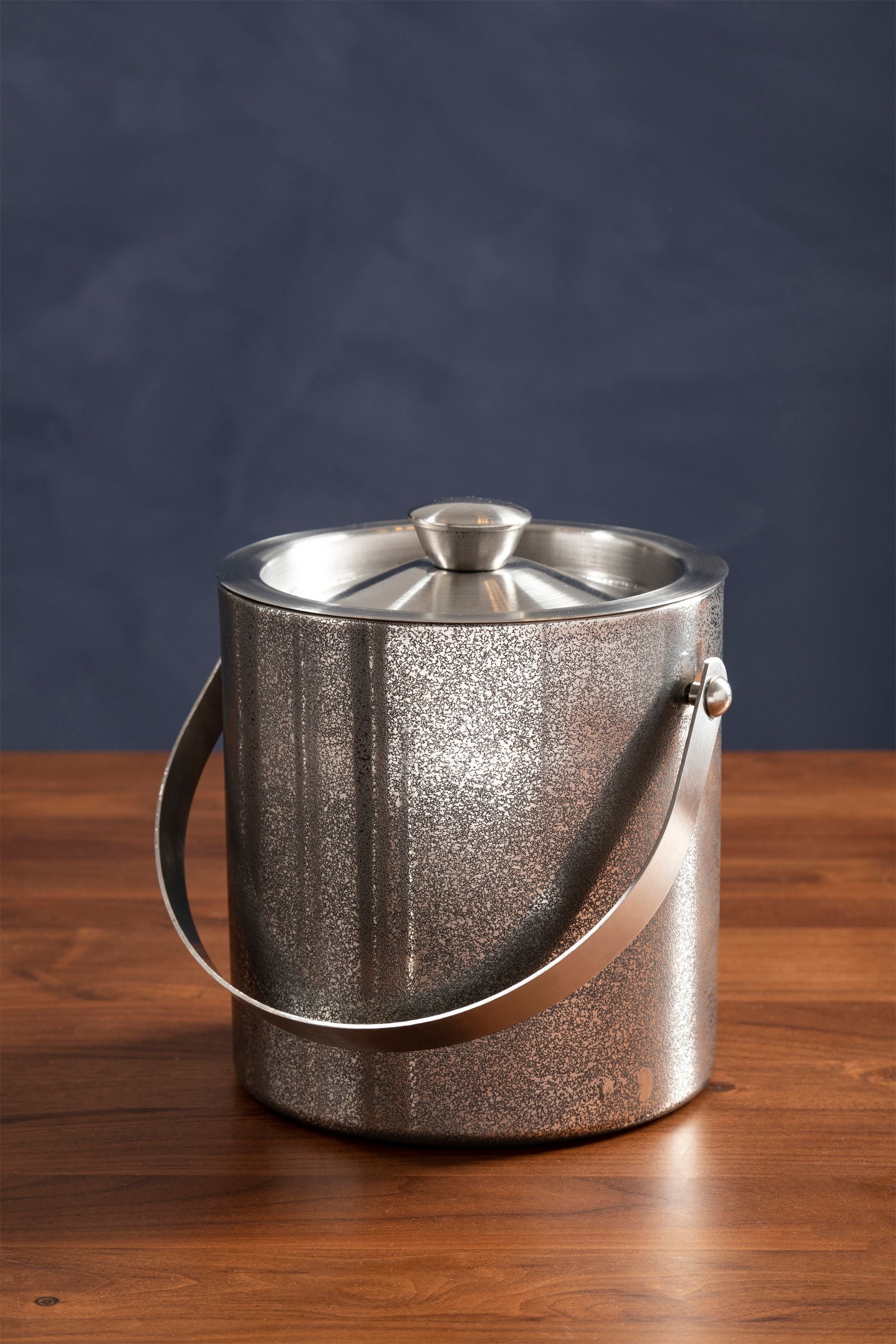 Maison by Premier Silver Ice Bucket With Lid