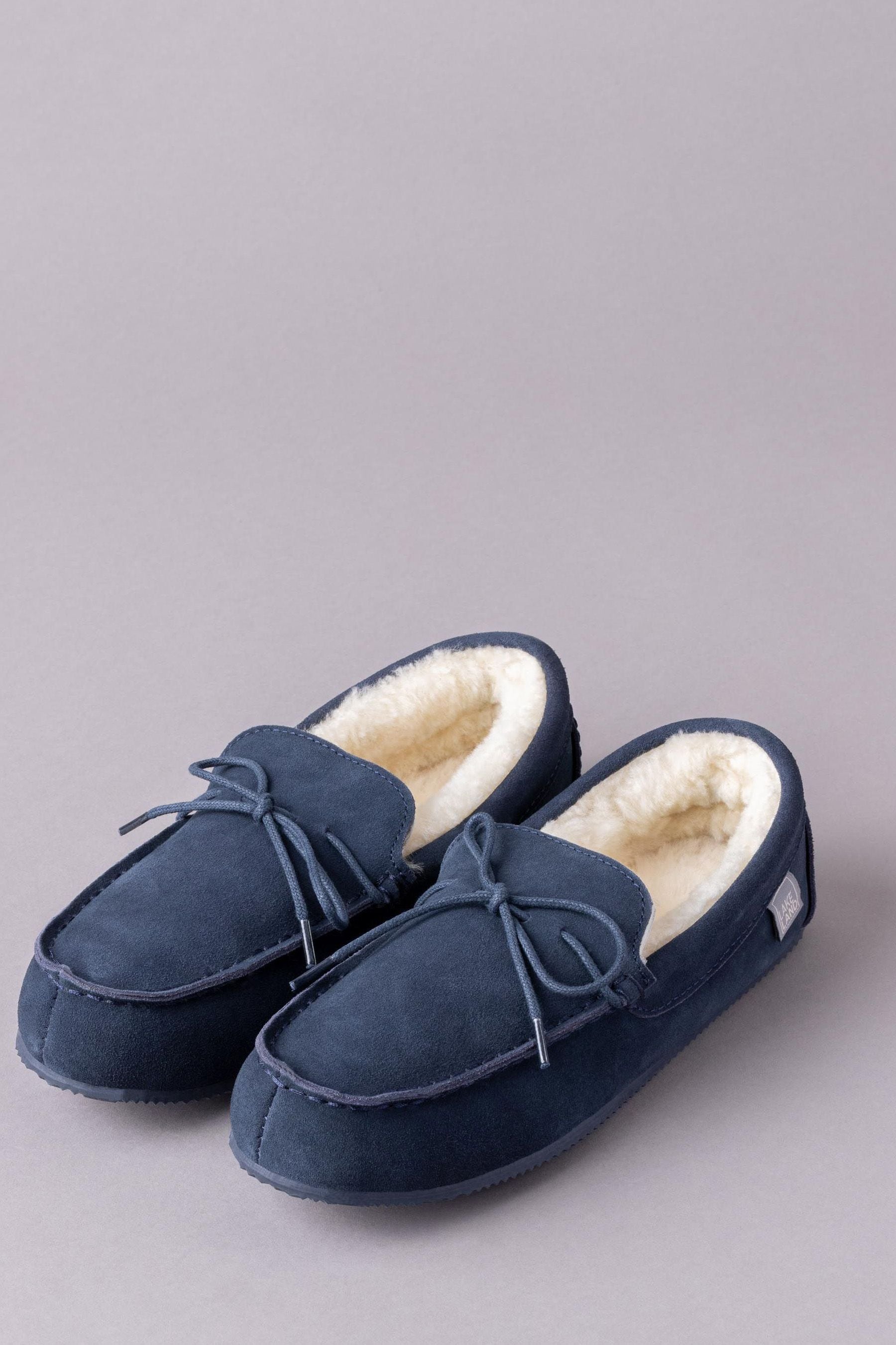 Buy Lakeland Leather Mens Sheepskin Moccasin Slippers from the