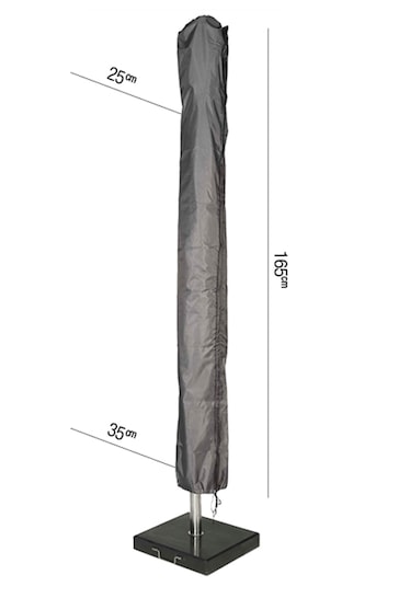 Aerocover Grey Garden Medium Centre Pole Parasol Cover