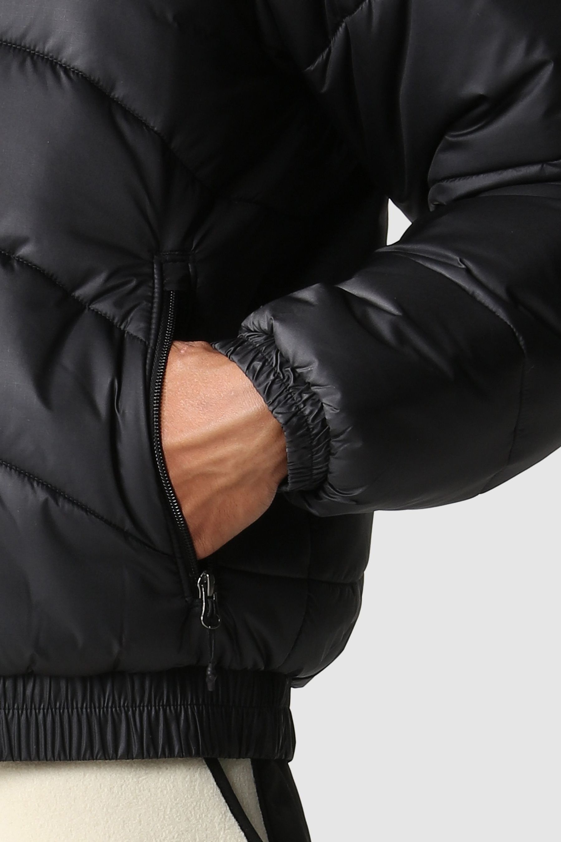 North face discount reflective puffer jacket