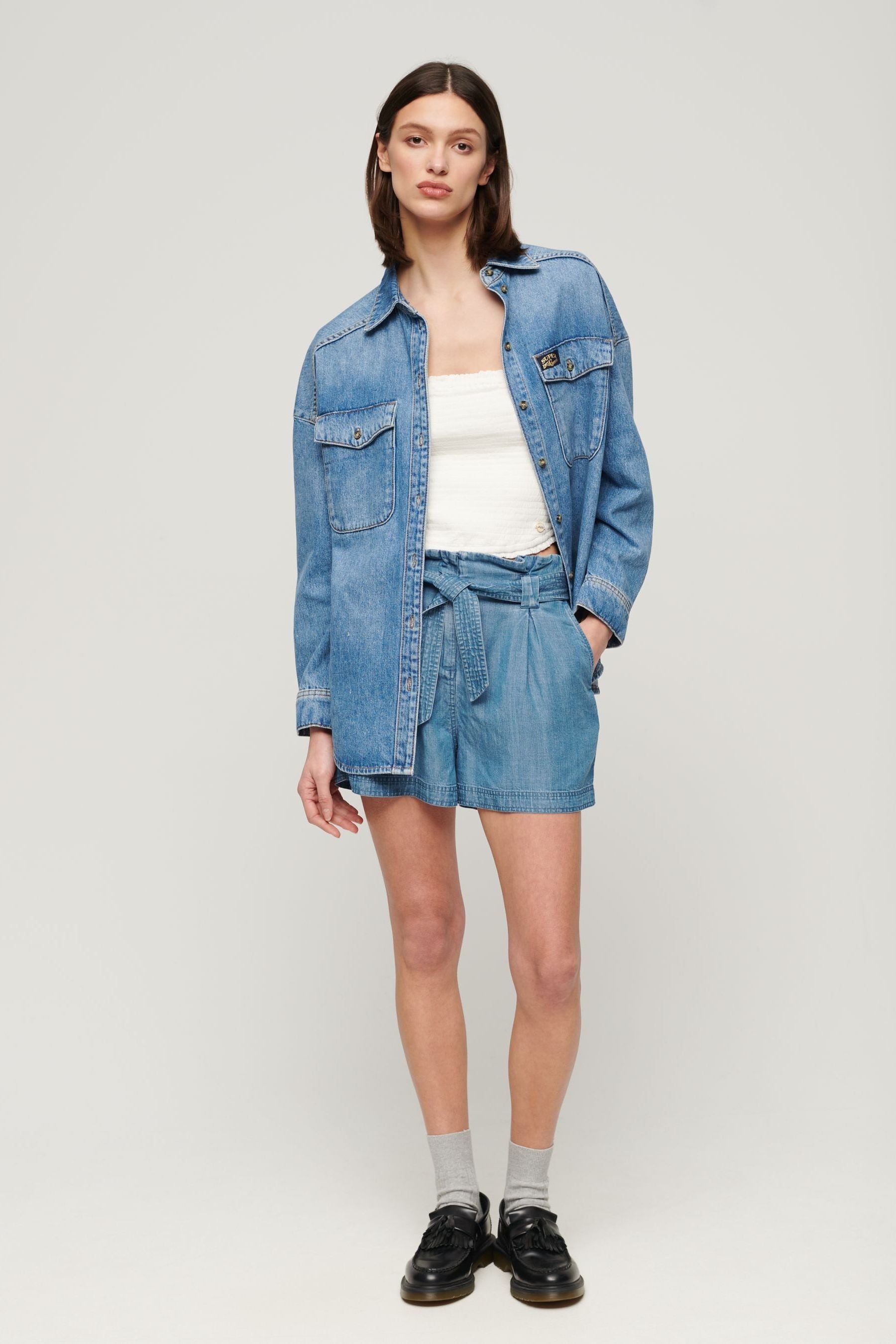 Superdry boyfriend shorts deals
