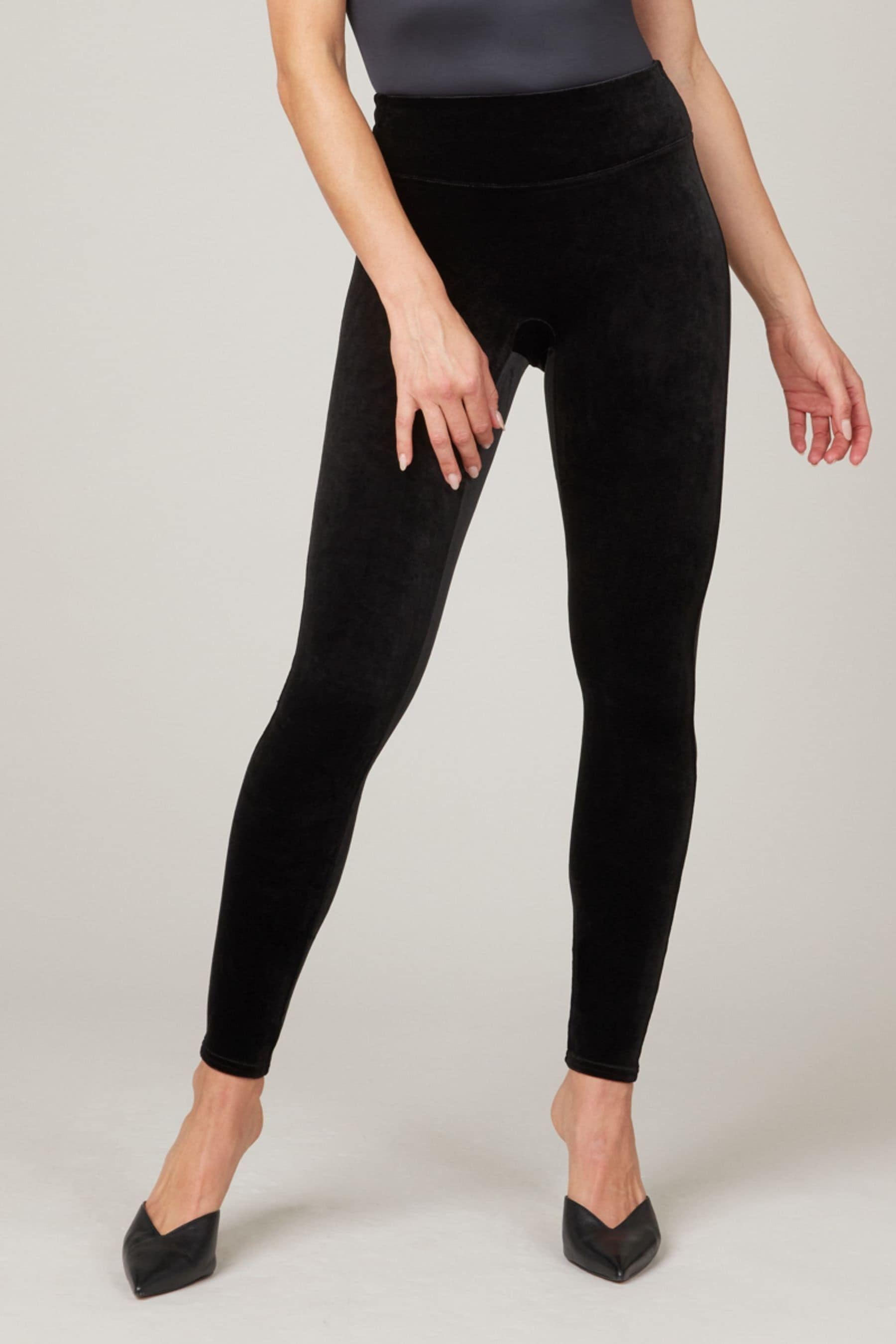 Spanx velvet new arrivals shine leggings