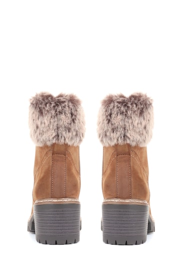 Pavers Faux Fur Ankle Boots