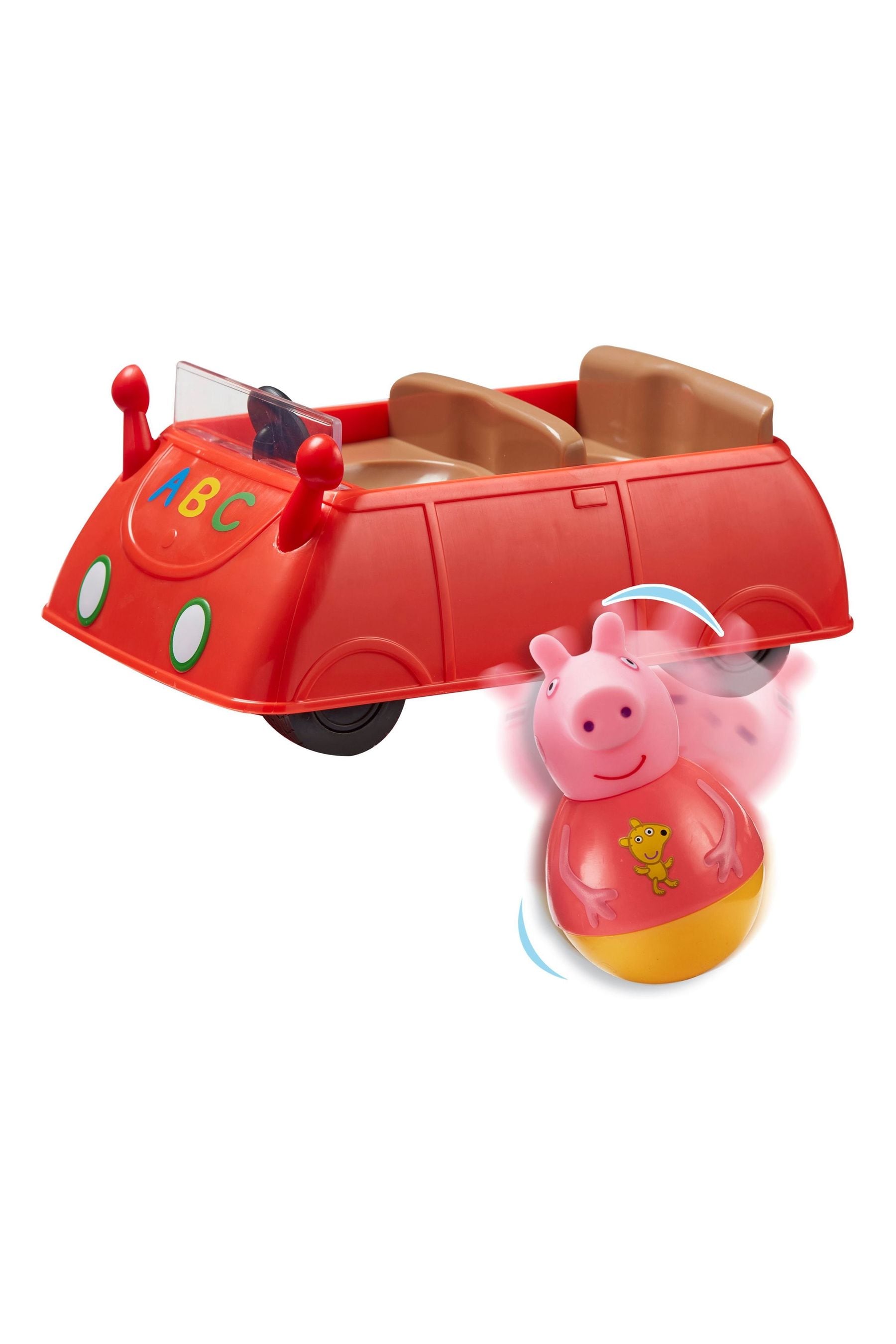 Peppa pig push along car hot sale