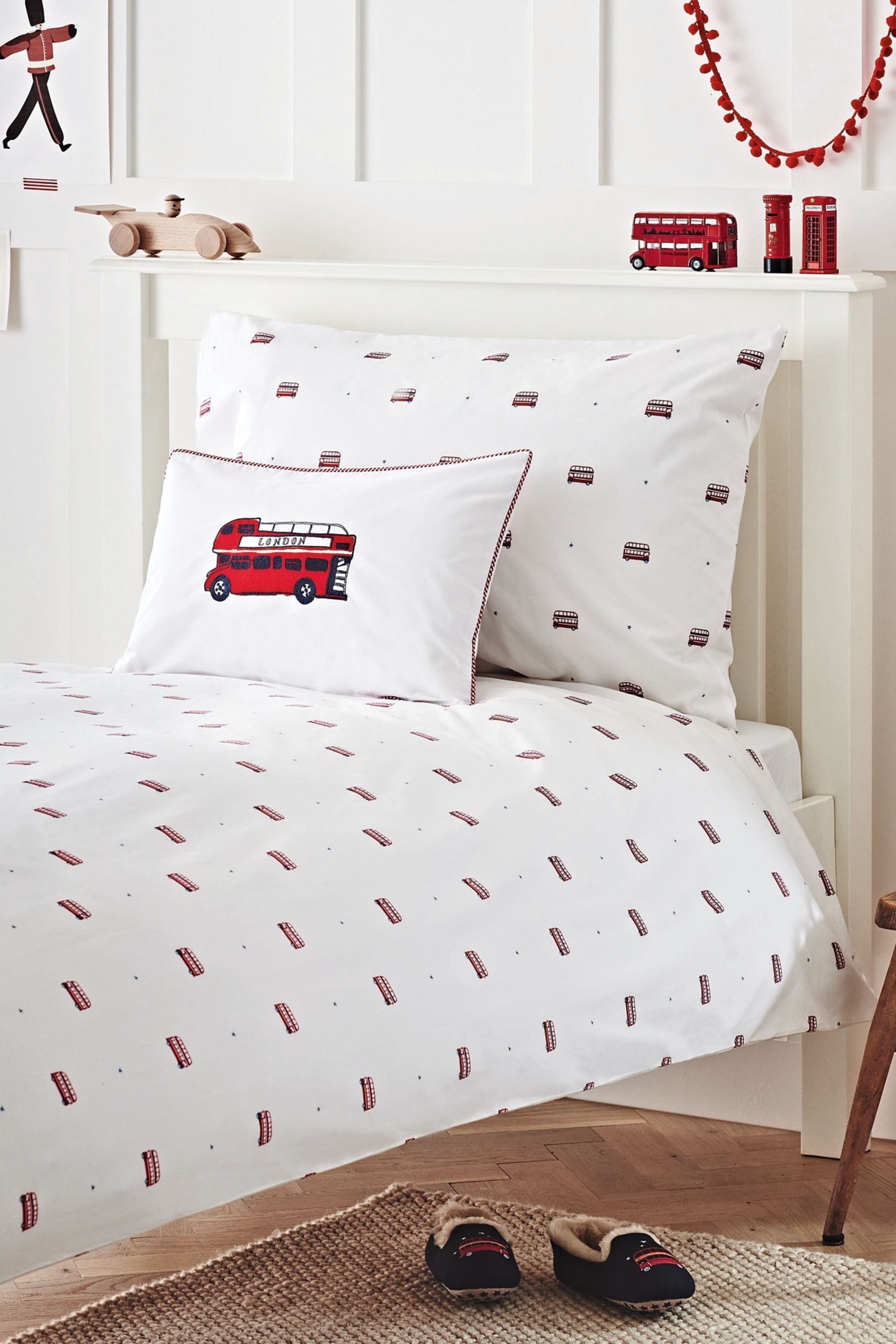Christmas cot bed bedding top