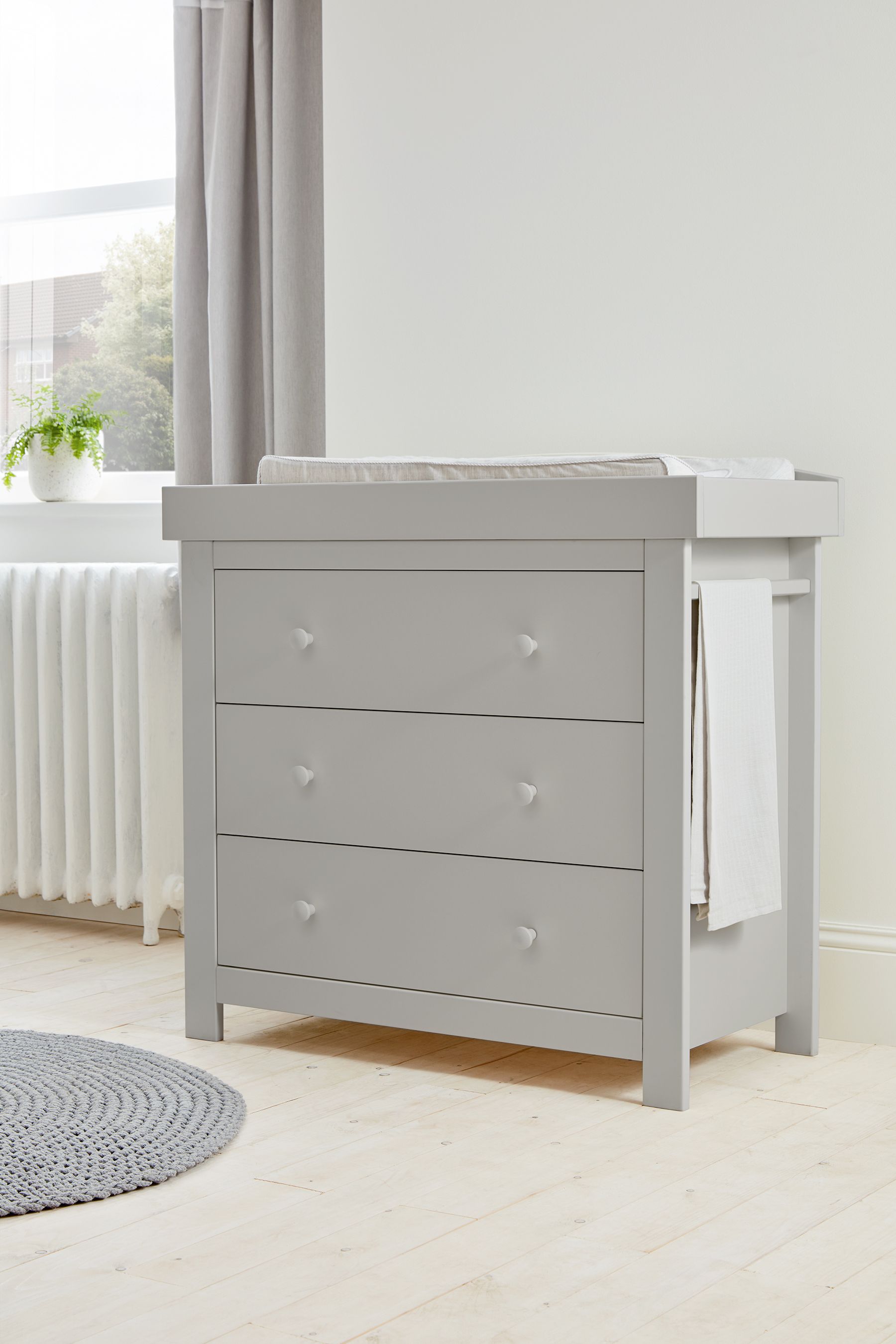 Buy Mamas Papas Grey Mia 2 Piece Furniture Set Cot Bed from the