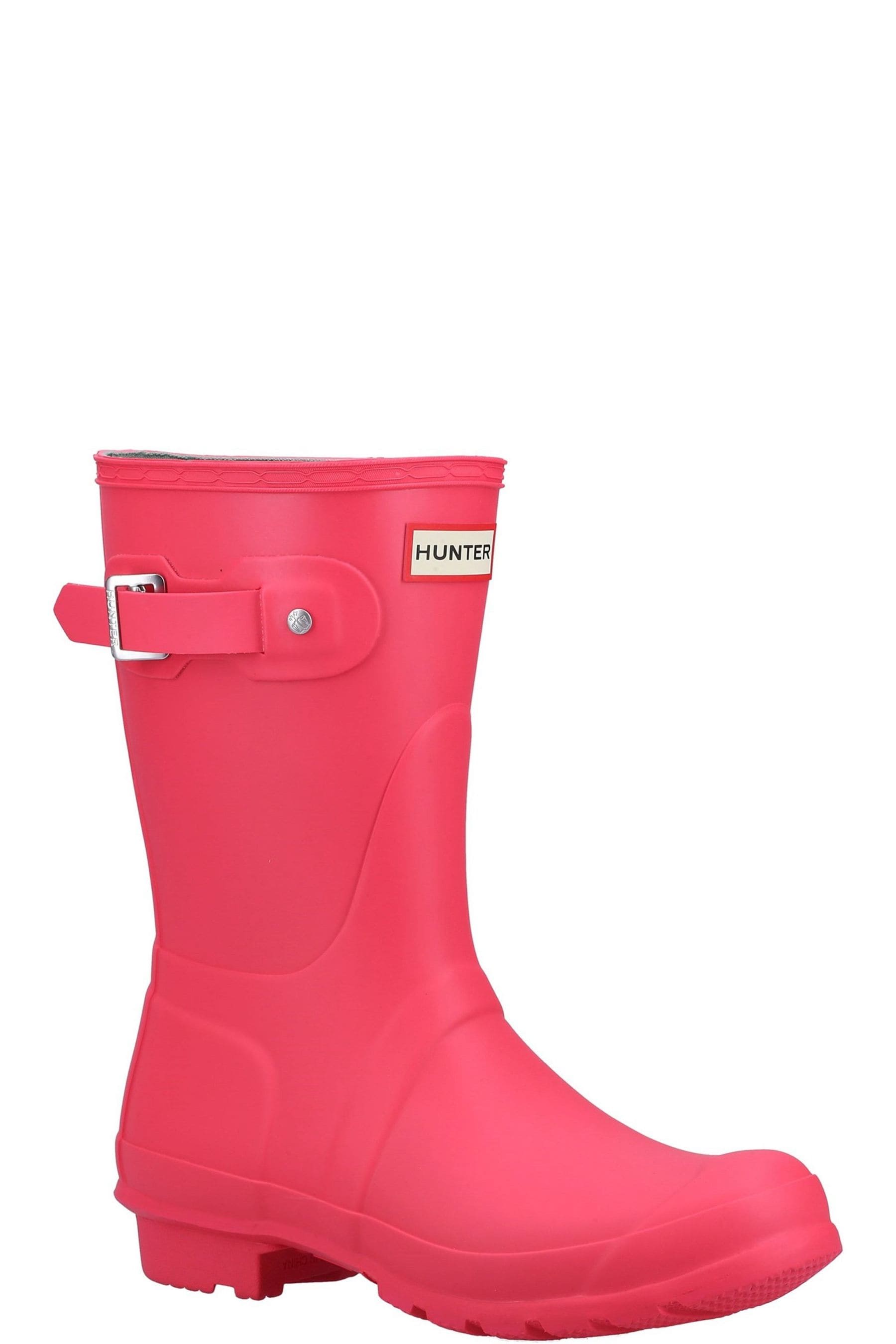 Short pink wellies best sale