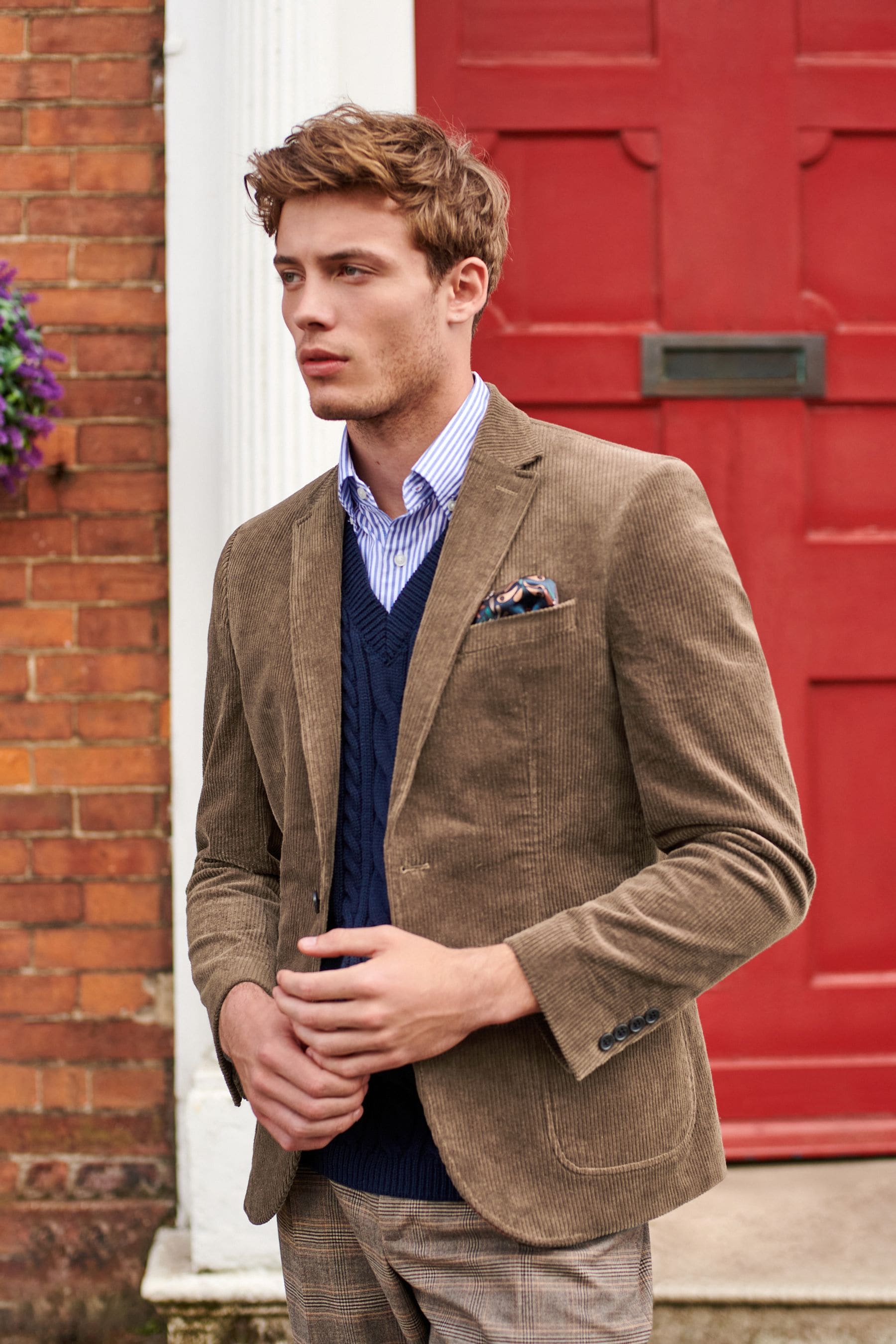 Mens corduroy blazer best sale uk