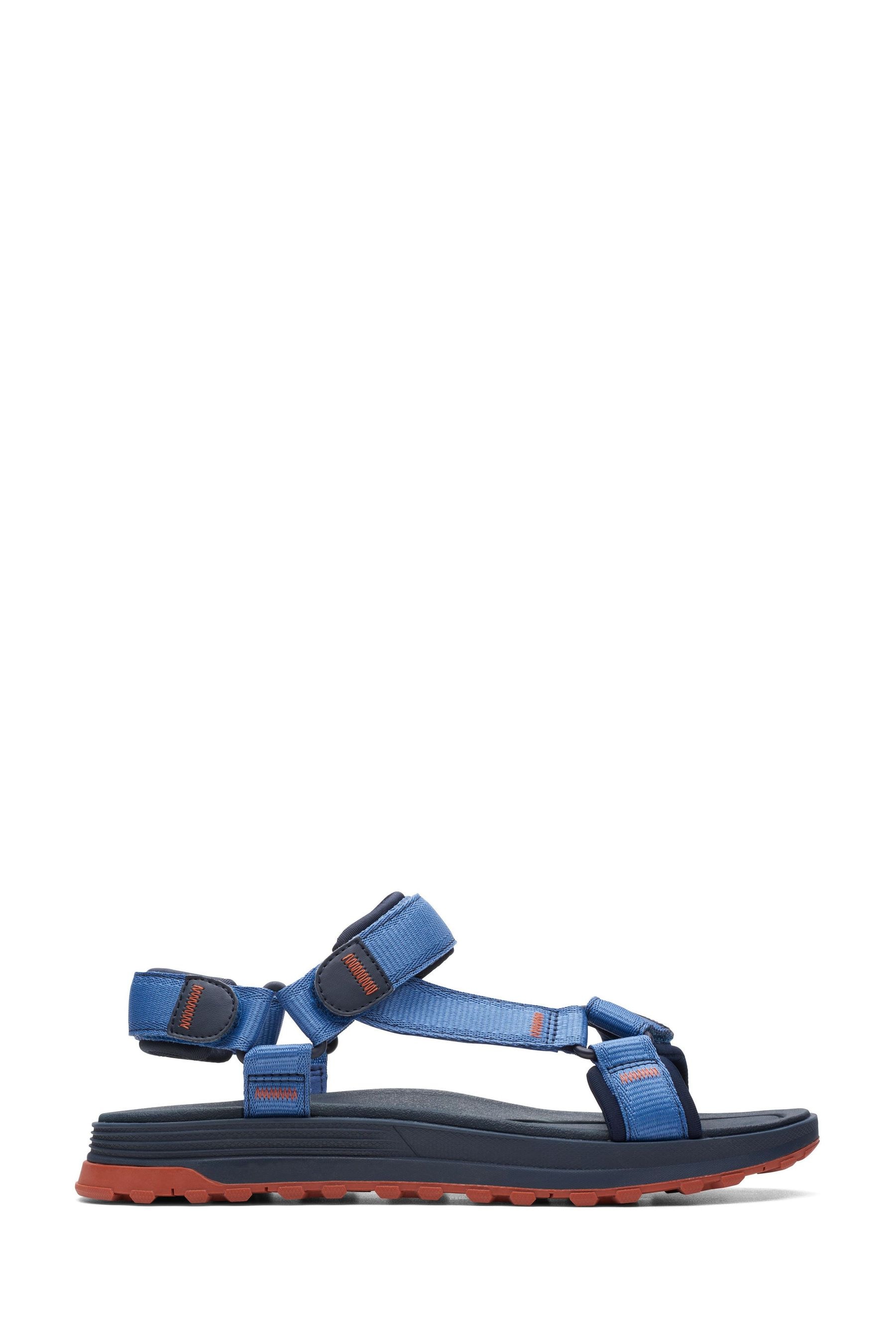 Clarks navy outlet blue sandals