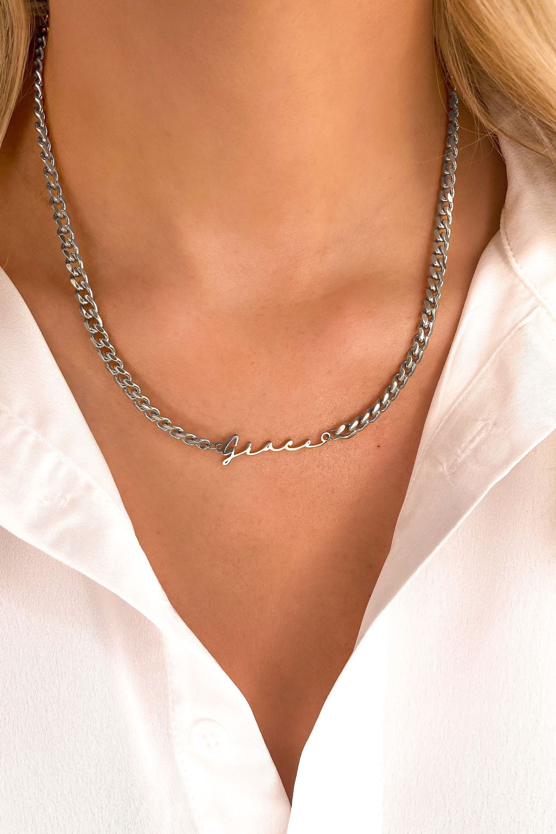Personalised cheap curb chain