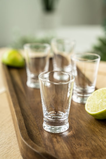Mary Berry Set of 4 Clear Signature Shot Glasses