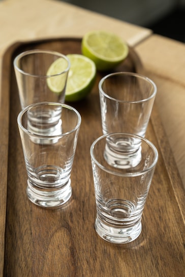 Mary Berry Set of 4 Clear Signature Shot Glasses