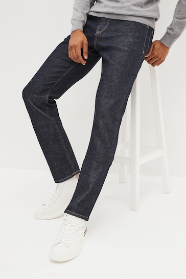 BOSS Indigo Wash Maine Straight Fit Stretch Denim Jeans
