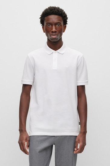 Buy BOSS White Pallas Polo Shirt from the Next UK online shop