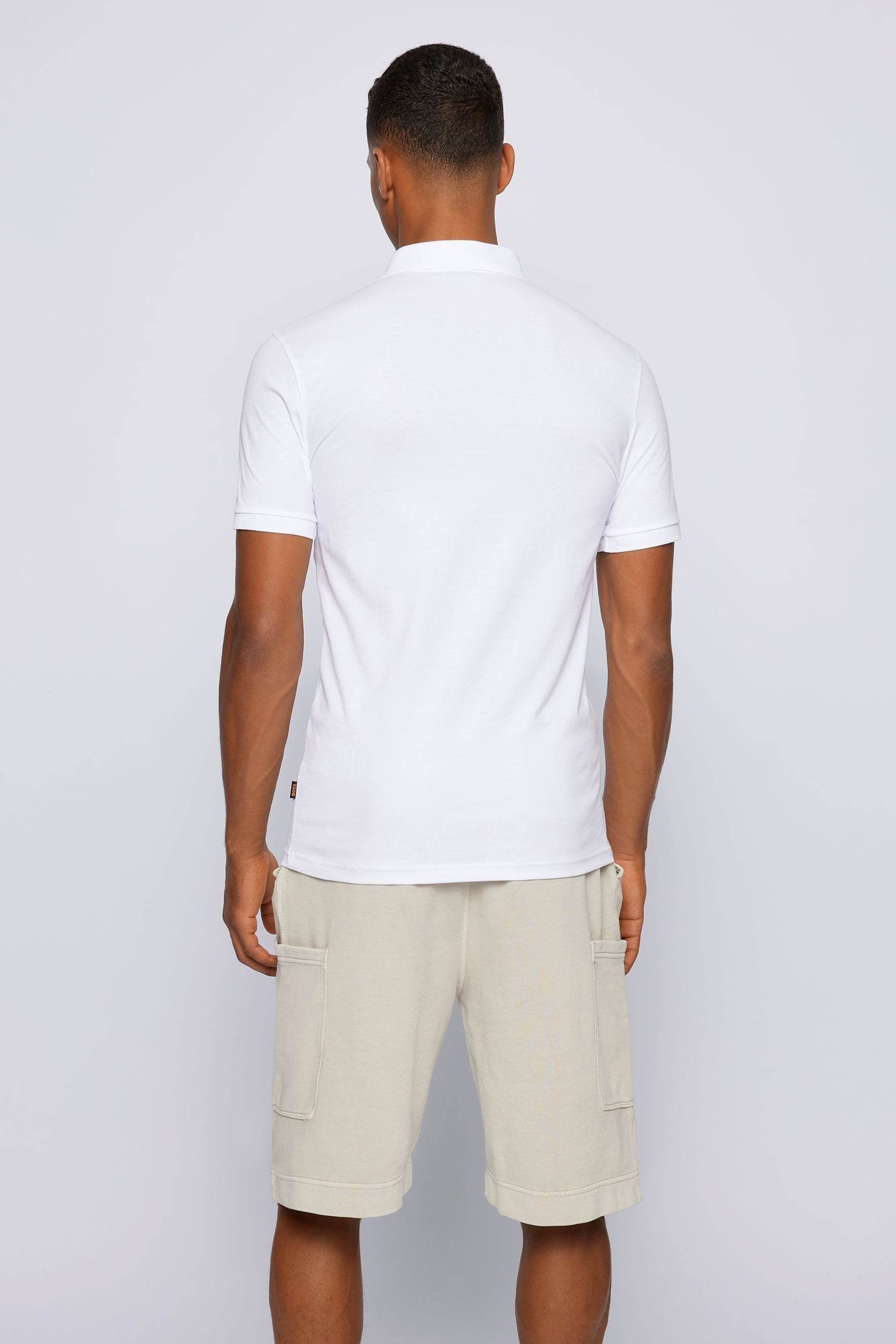 Buy BOSS White Passenger Polo Shirt from the Next UK online shop
