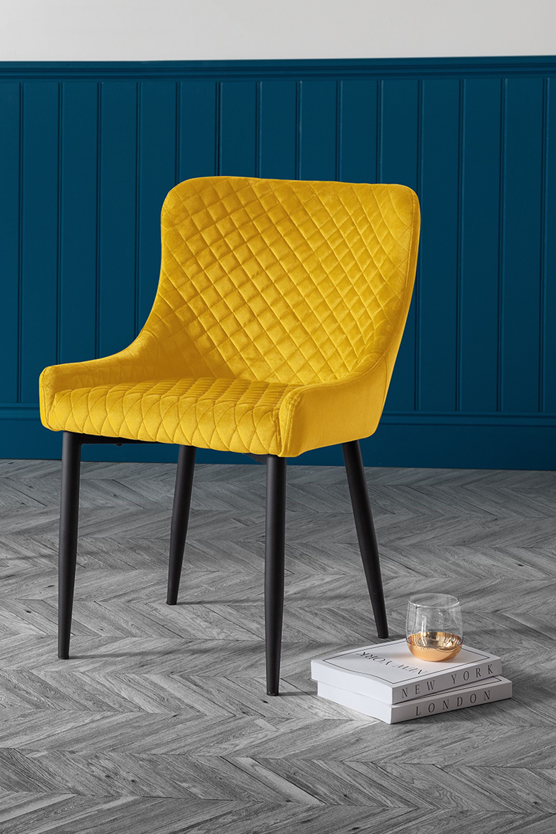 Dining chairs mustard shop yellow