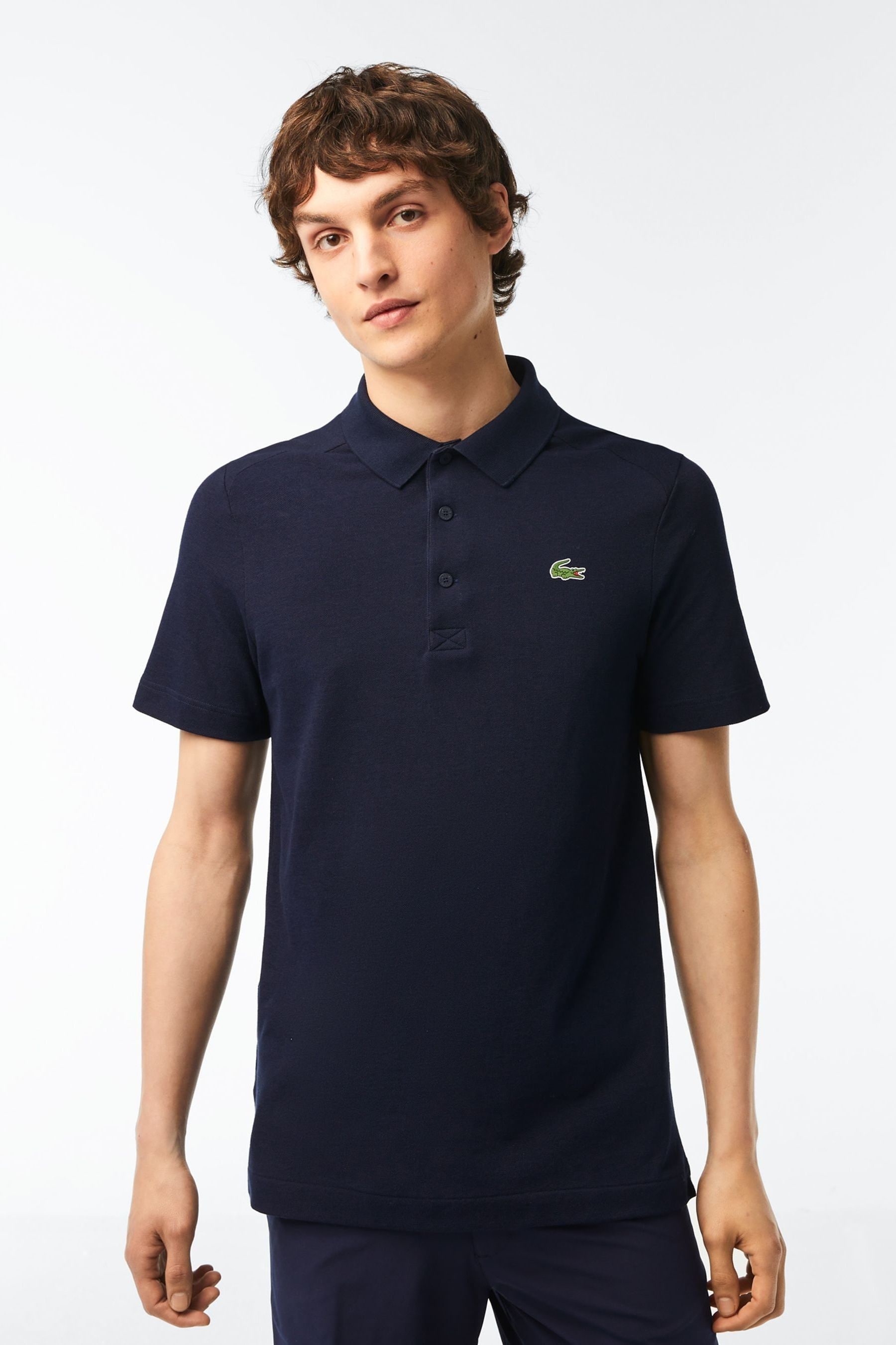 Lacoste black golf t sales shirt