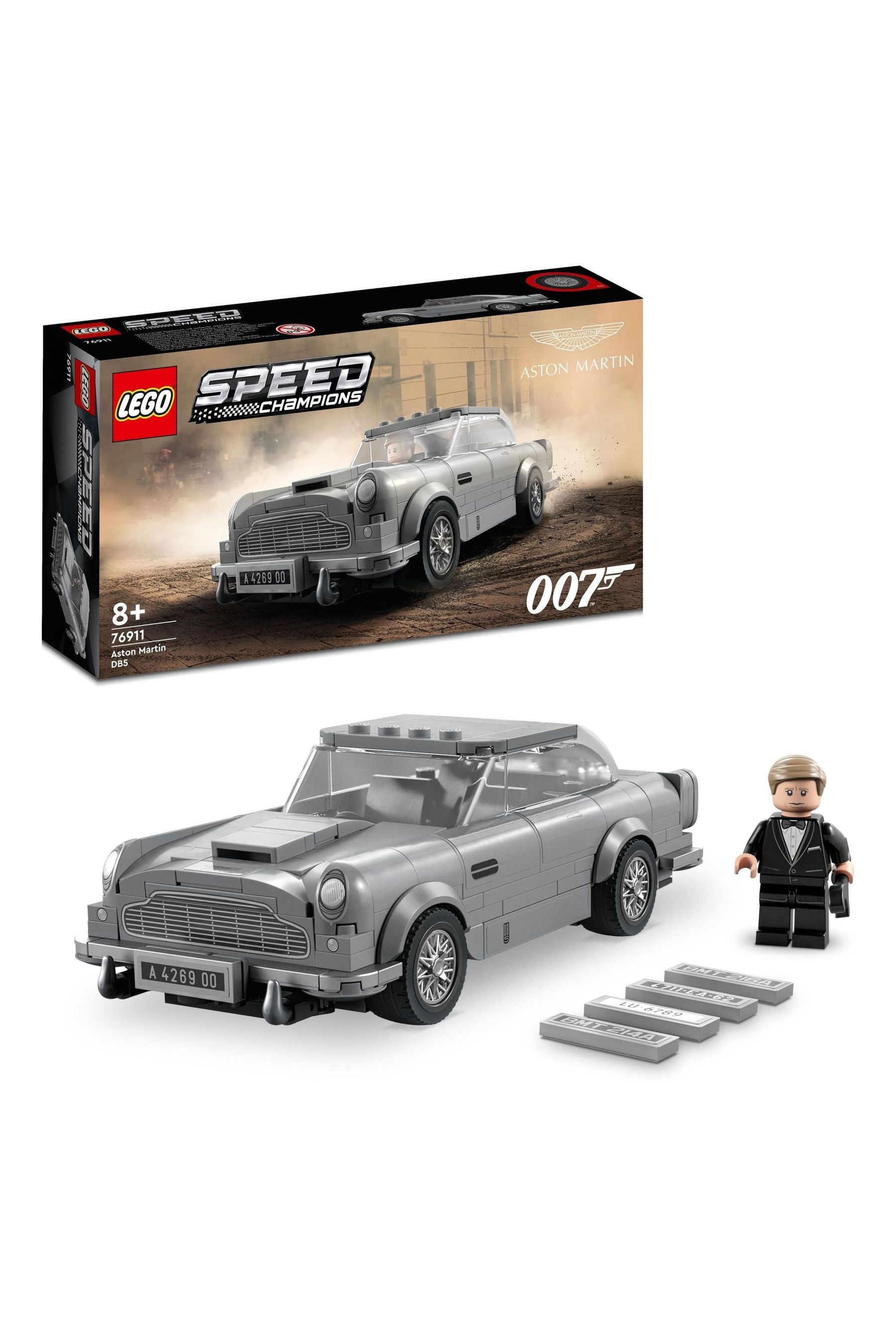 Buy LEGO Speed Champions 007 Aston Martin DB5 Car Toy 76911 from the Next UK online shop