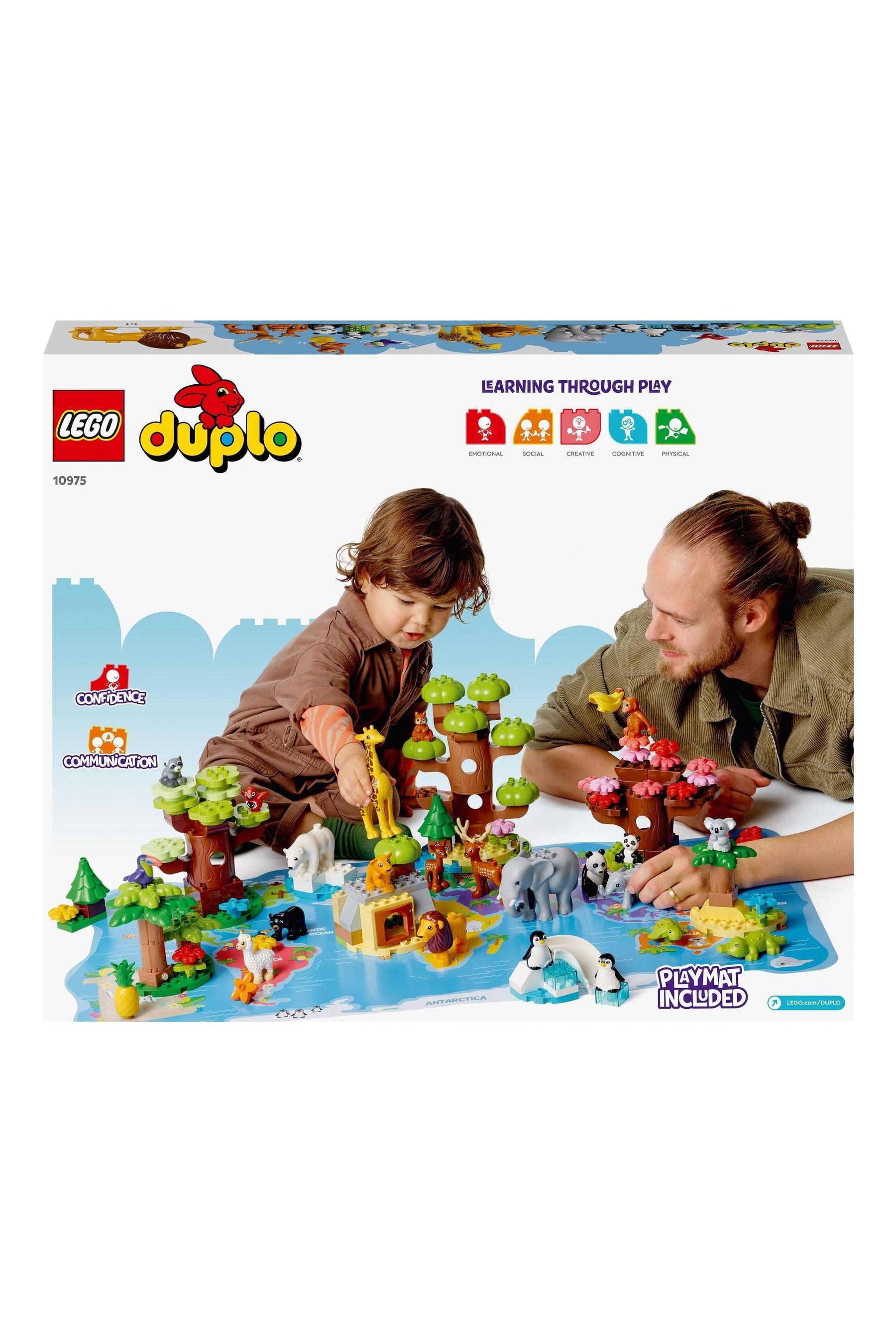 Buy LEGO DUPLO Wild Animals of the World Toy Animal Figures 10975 from the Next UK online shop