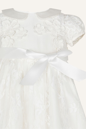 Monsoon Baby Provenza Silk Christening Gown
