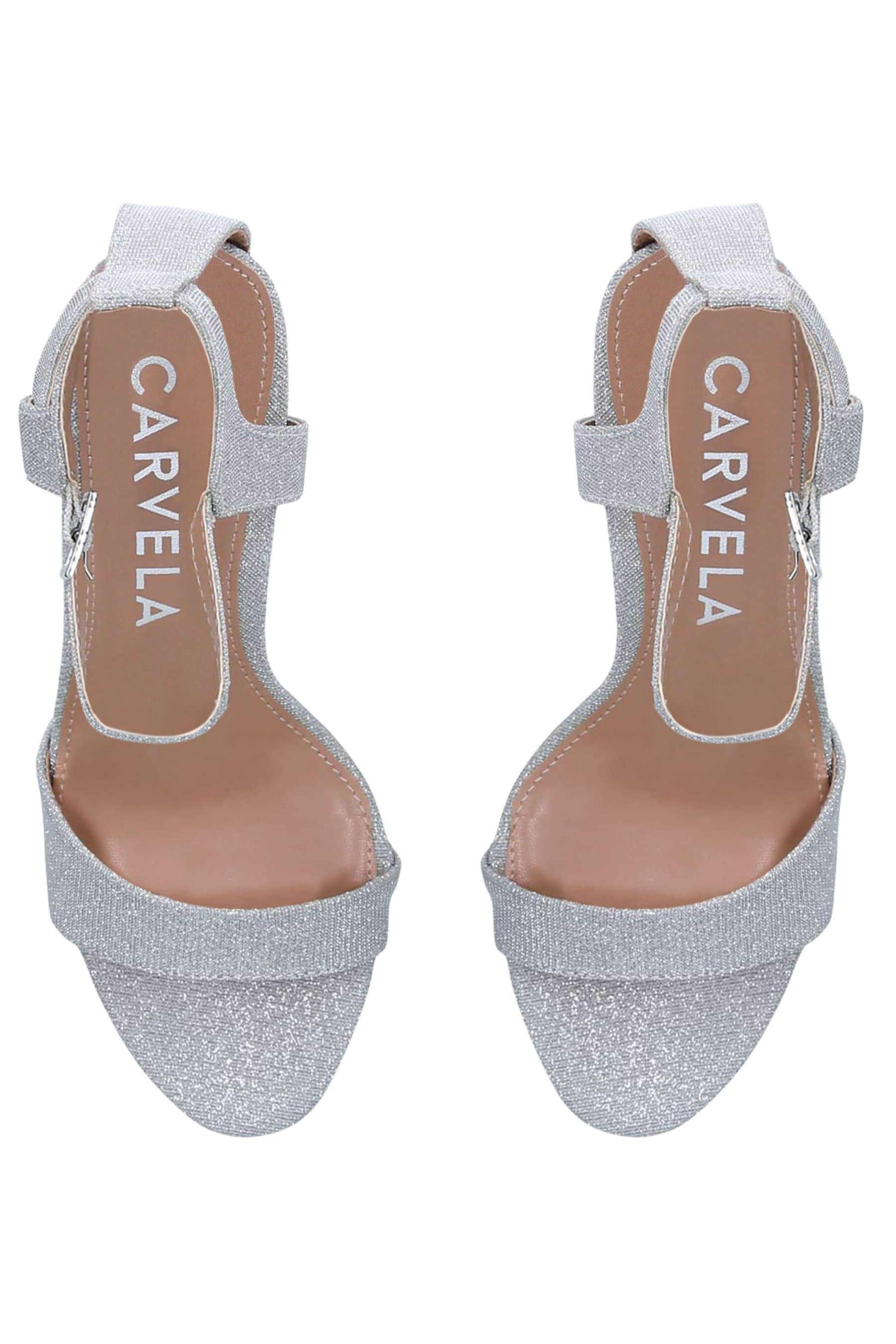 Carvela silver sandals sale