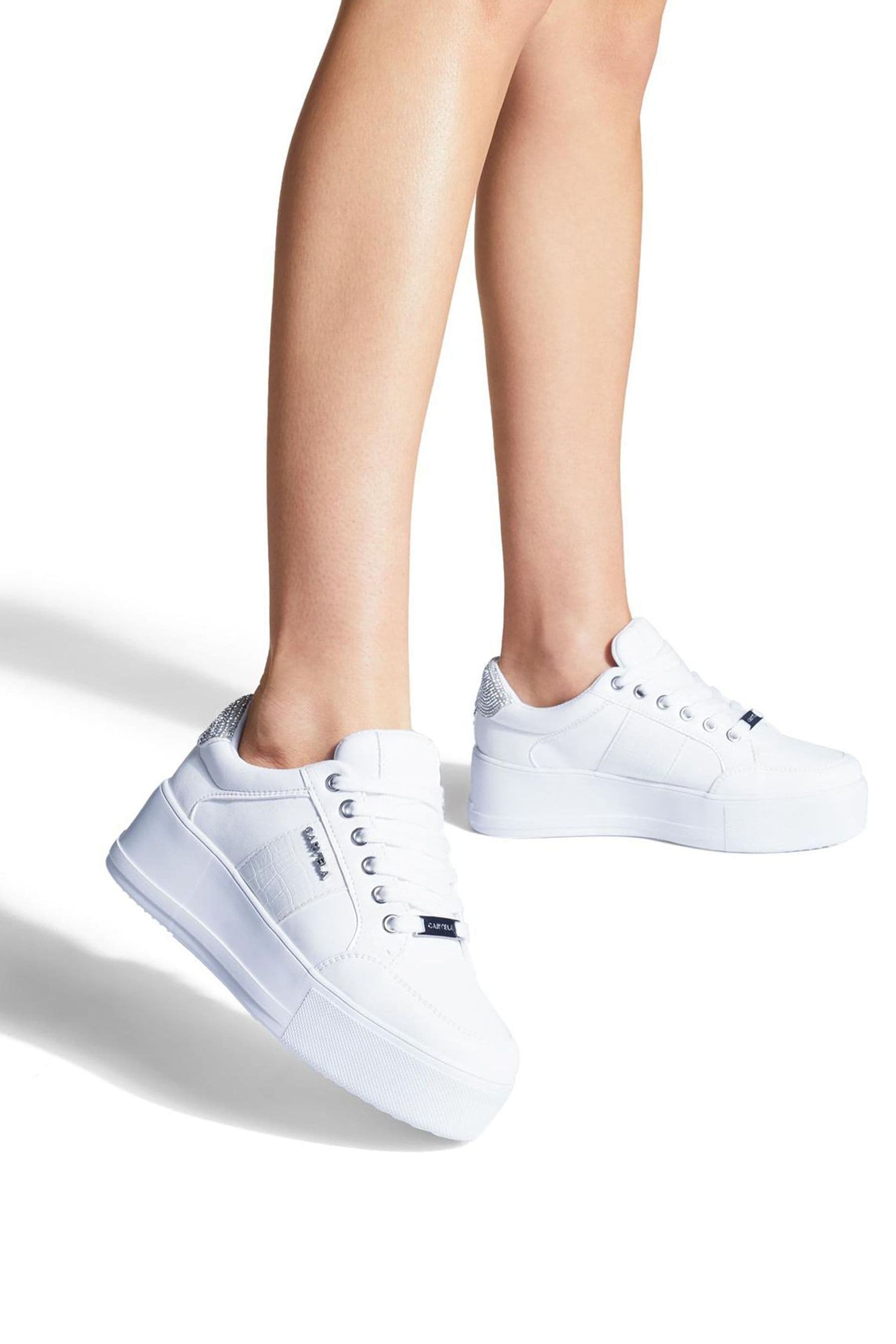 Carvela platform new arrivals trainers
