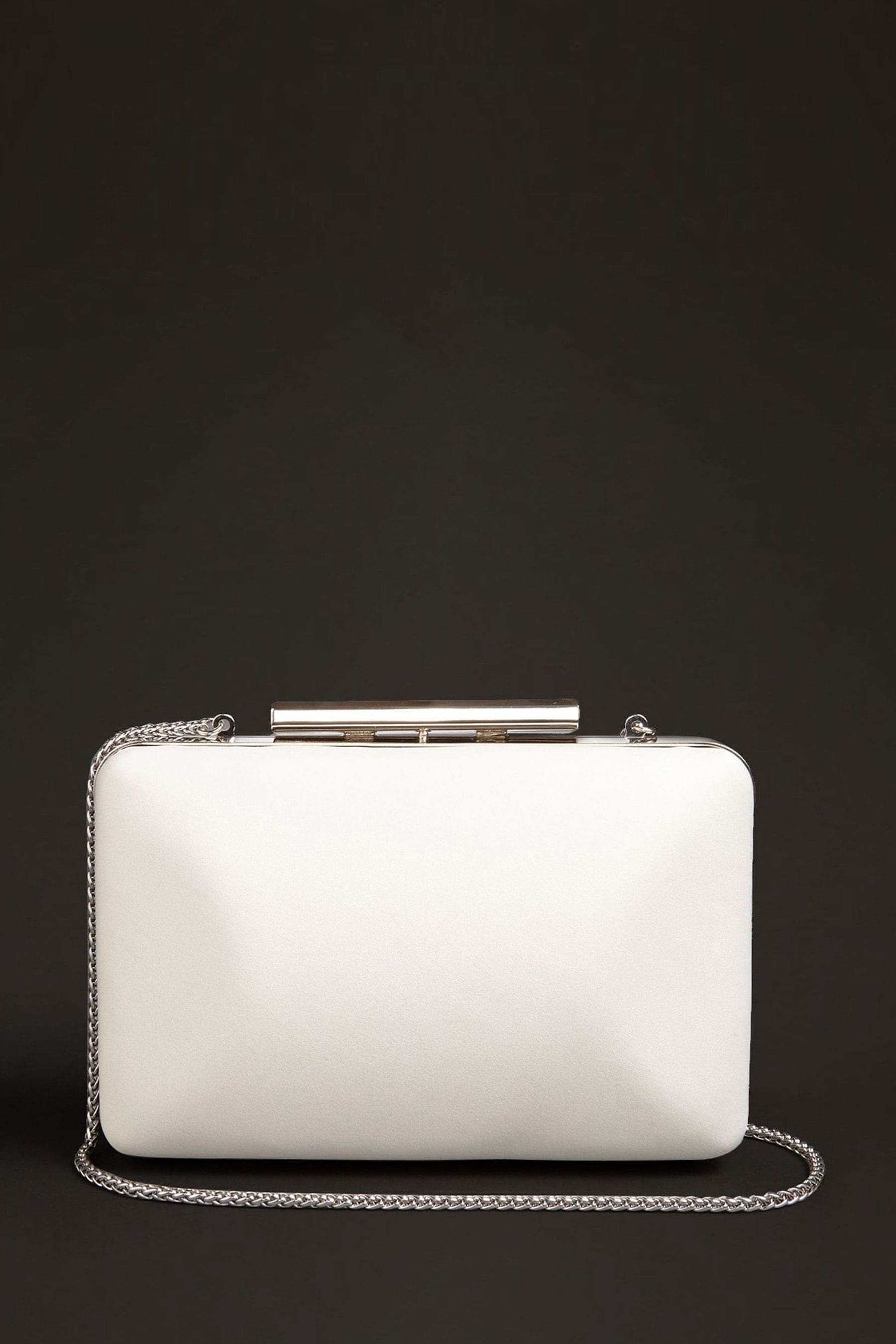 White clutch for wedding on sale