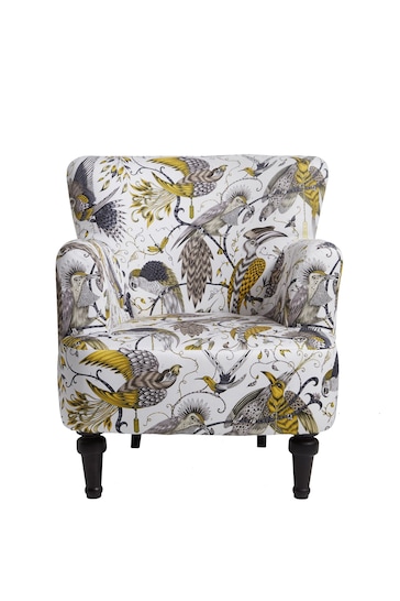 Emma Shipley Gold Dalston Audubon Velvet Chair