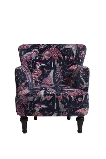 Emma Shipley Pink Dalston Audubon Velvet Chair
