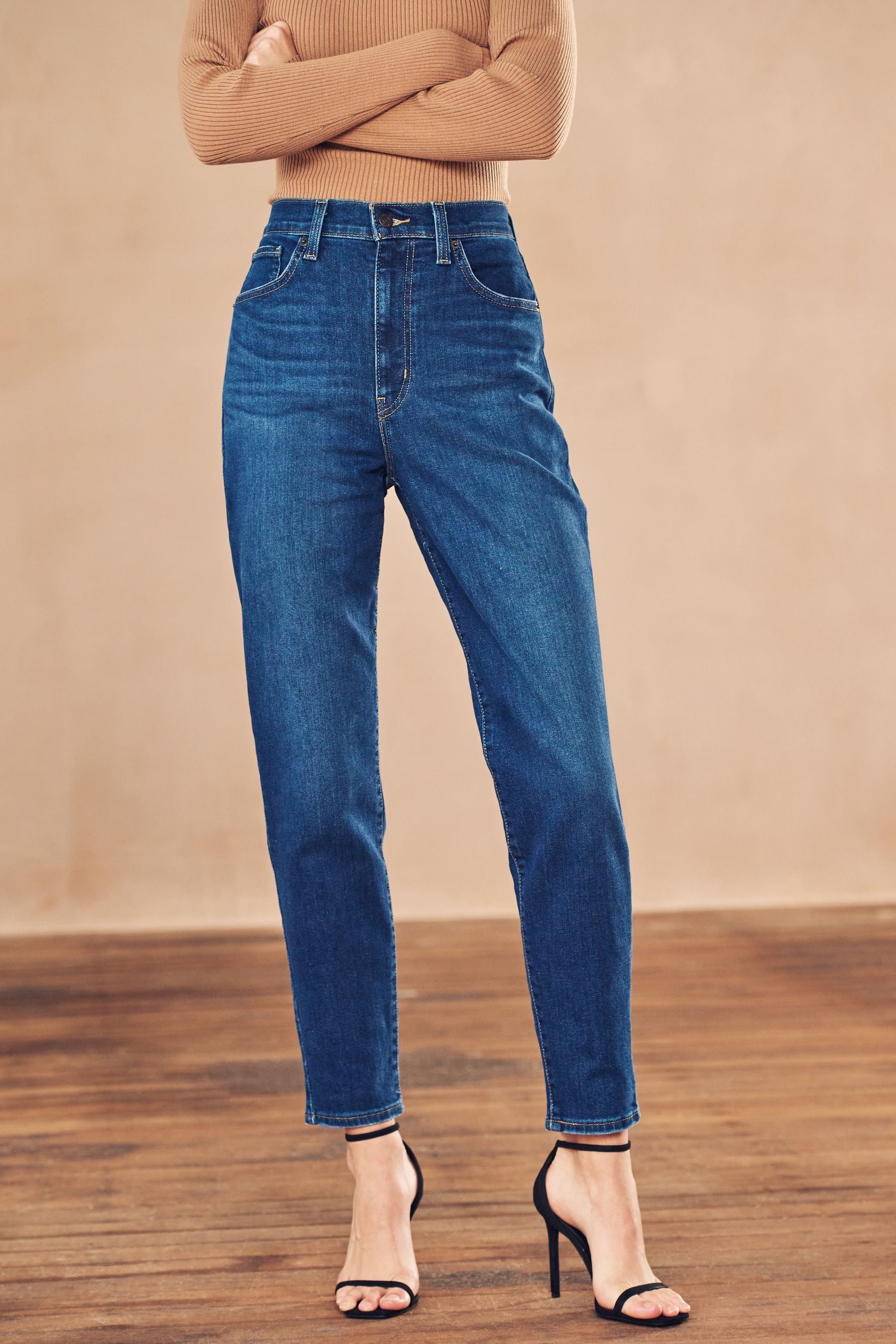Winter mom jeans discount