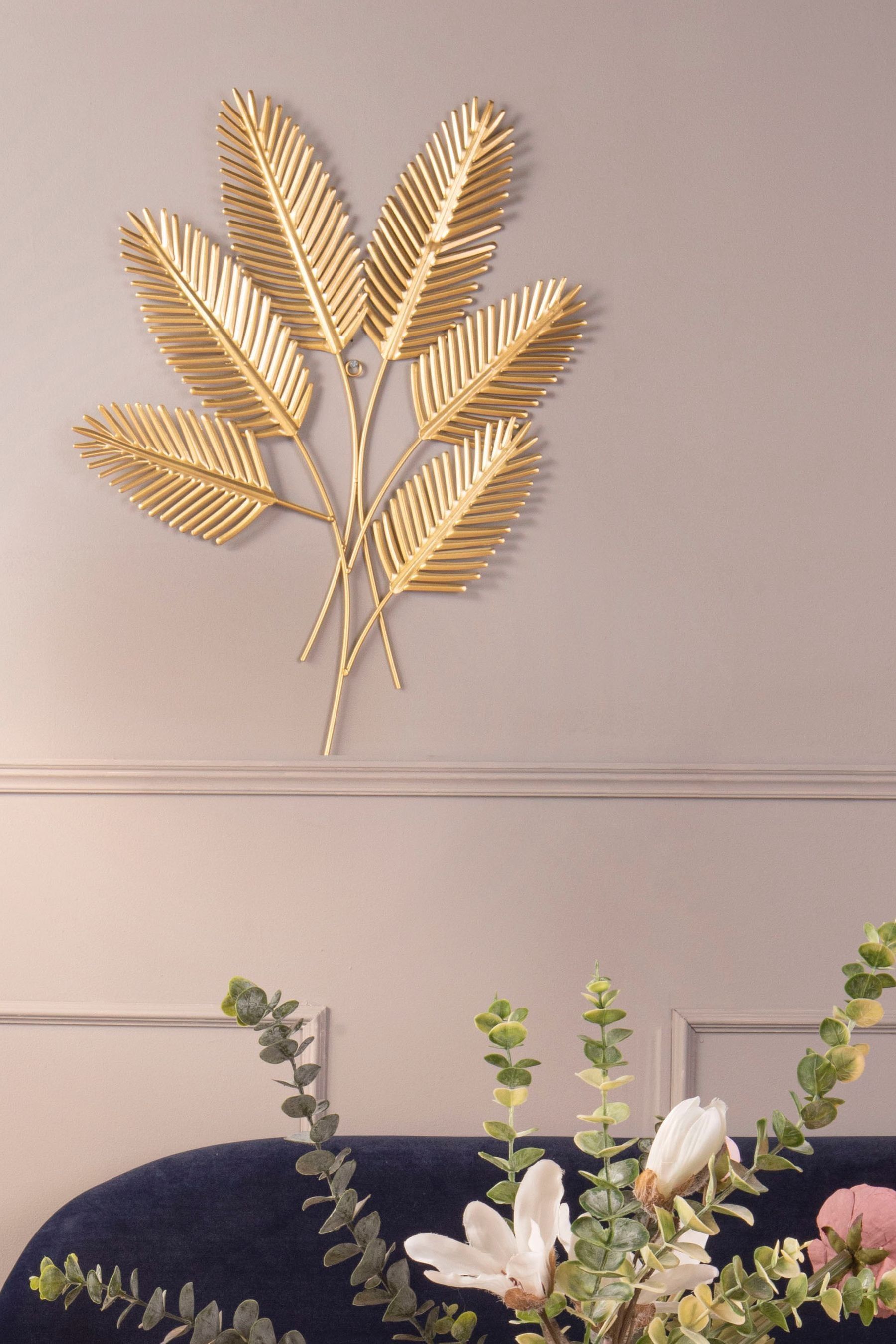 Gold metal wall art discount