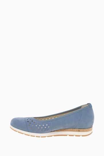 Gabor Blue Berry Heaven Nubuck Casual Shoes