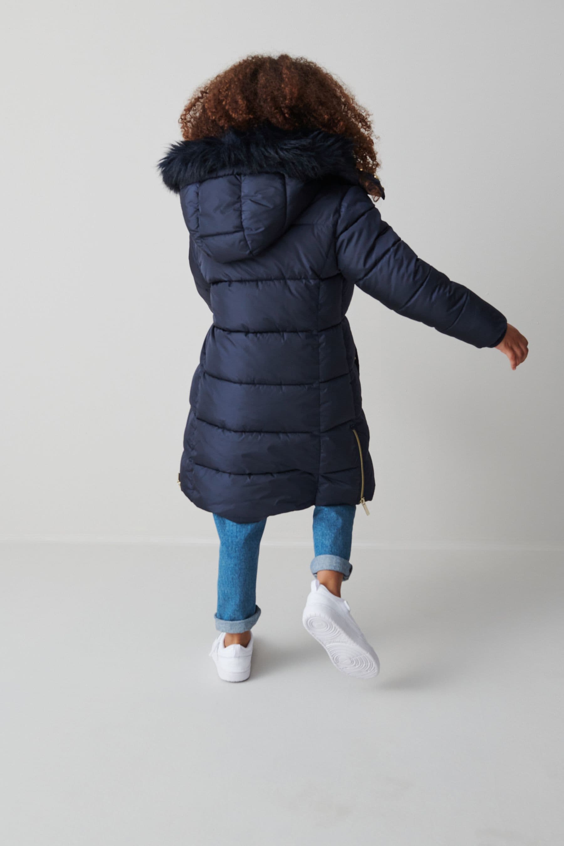 Next girls navy coat store