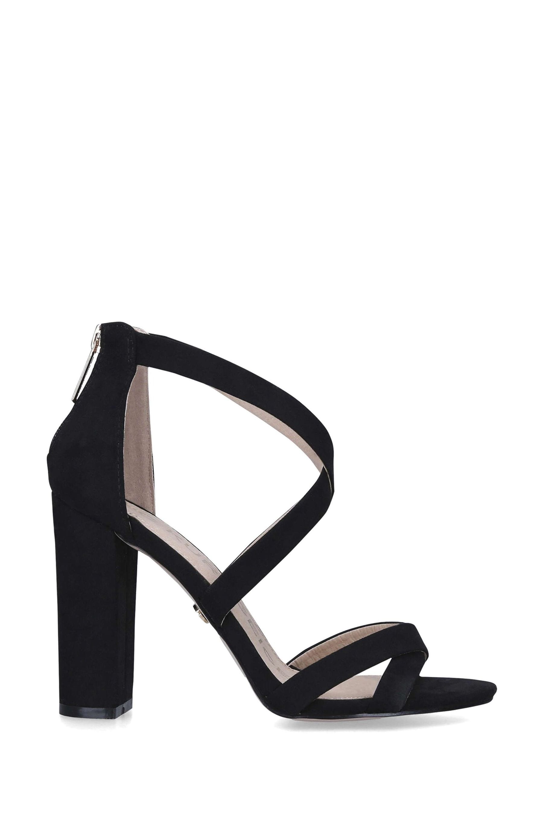 Kurt geiger black strappy heels hotsell