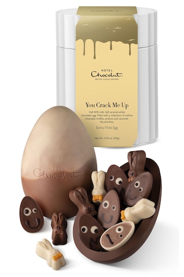 Hotel Chocolat Extra Thick You Crack Me Up Easter Egg